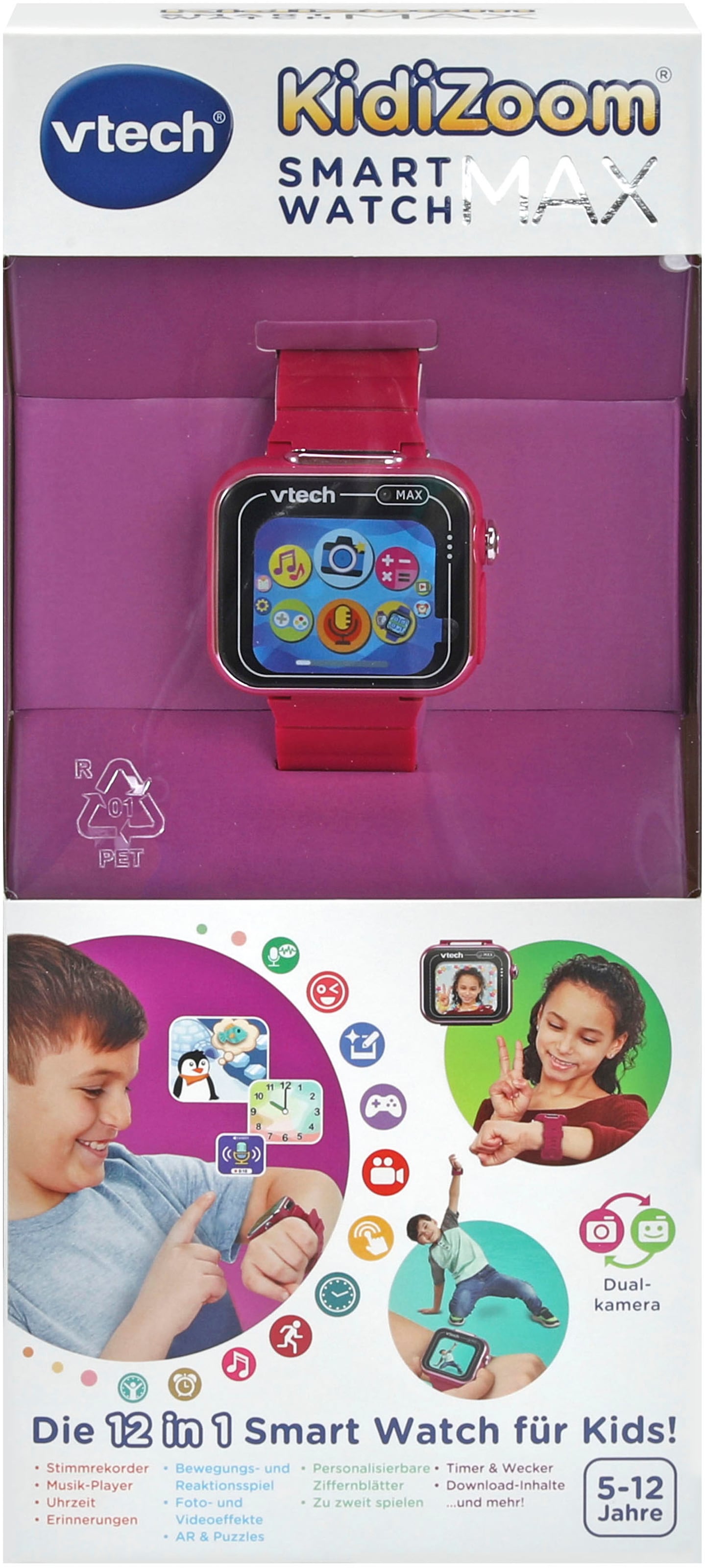 Vtech KidiZoom Smart Watch MAX Violet -DE