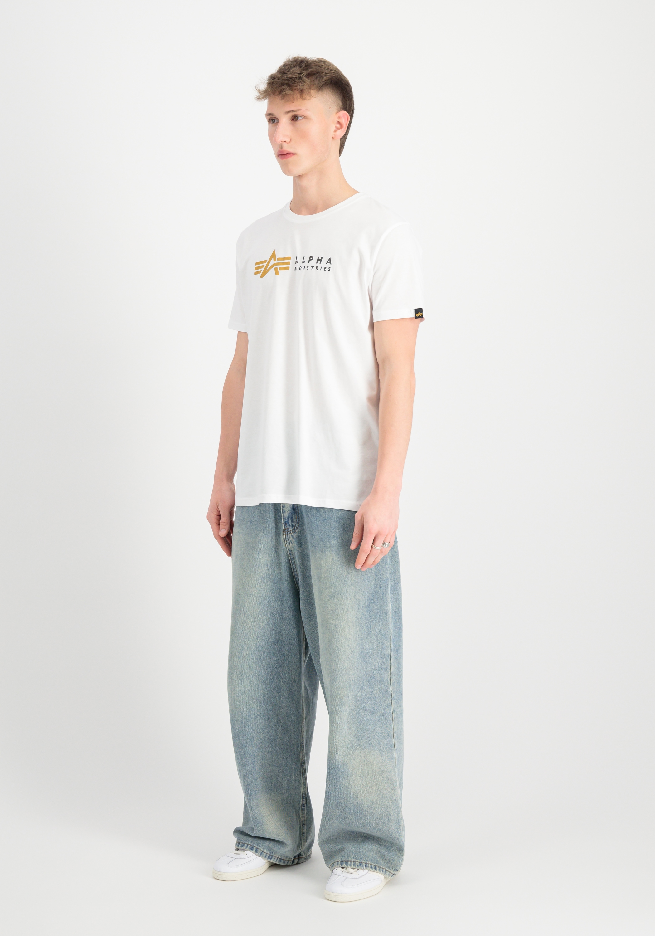 Alpha Industries T-Shirt »Alpha Industries Men - T-Shirts Alpha Label T Puff Print«
