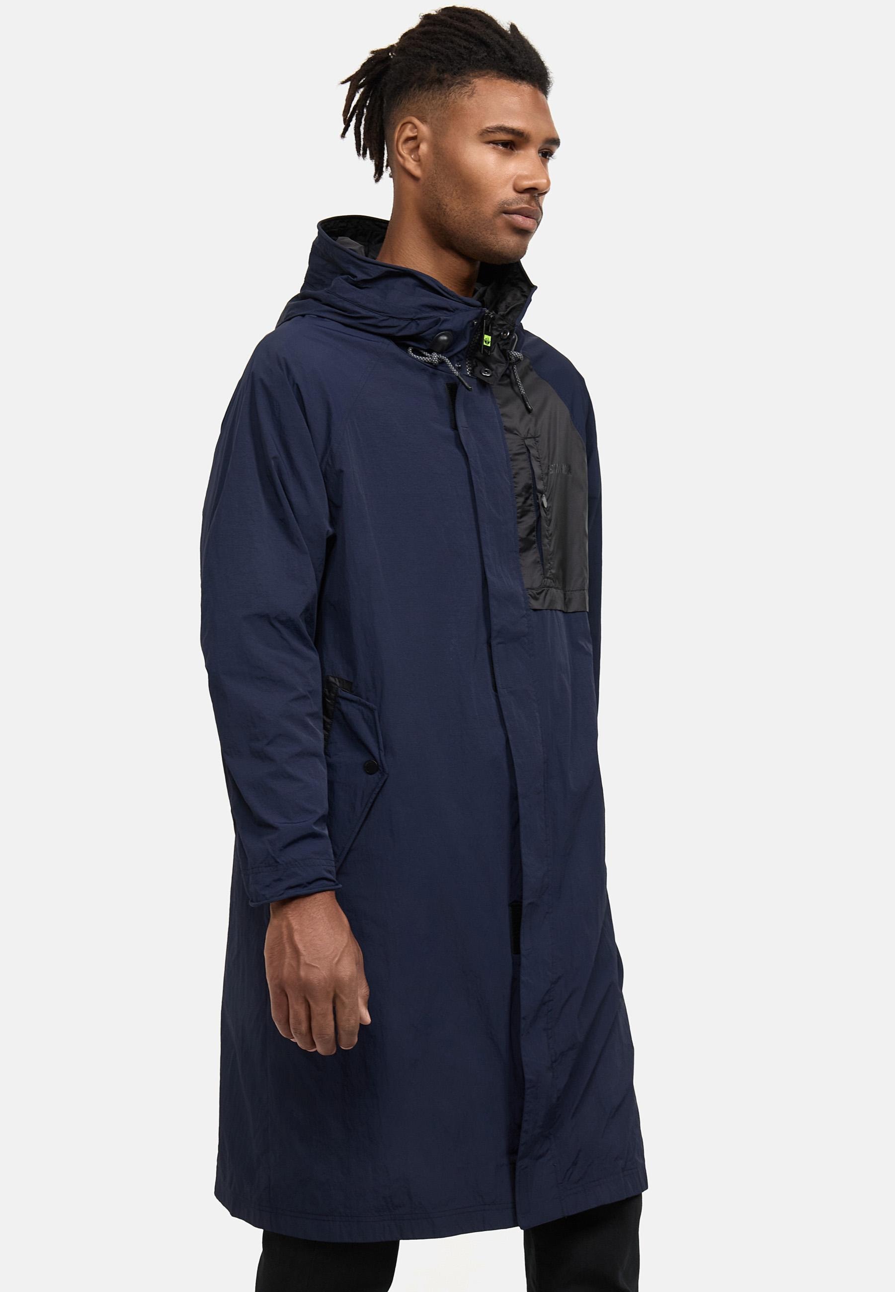 Stone Harbour Regenmantel »Regenmantel Zafaar« Lange Herren Regenjacke mit Kapuze