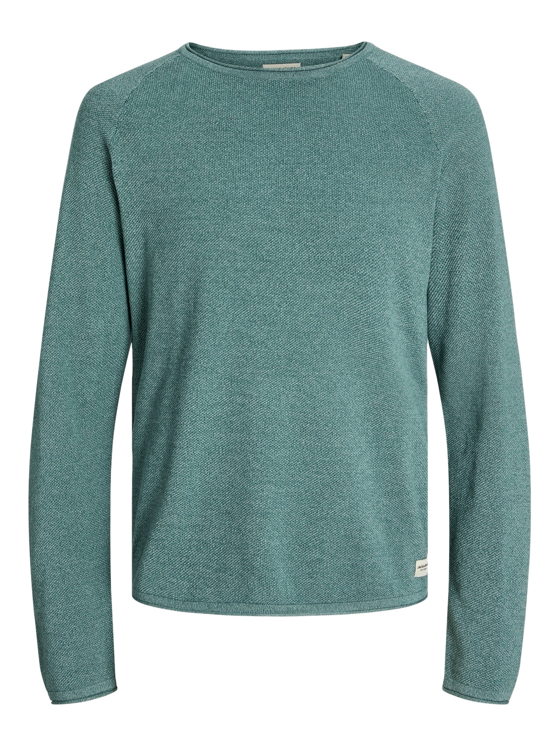 Jack & Jones Rundhalspullover »JJEHILL KNIT CREW NECK NOOS«, aus Strukturstrick