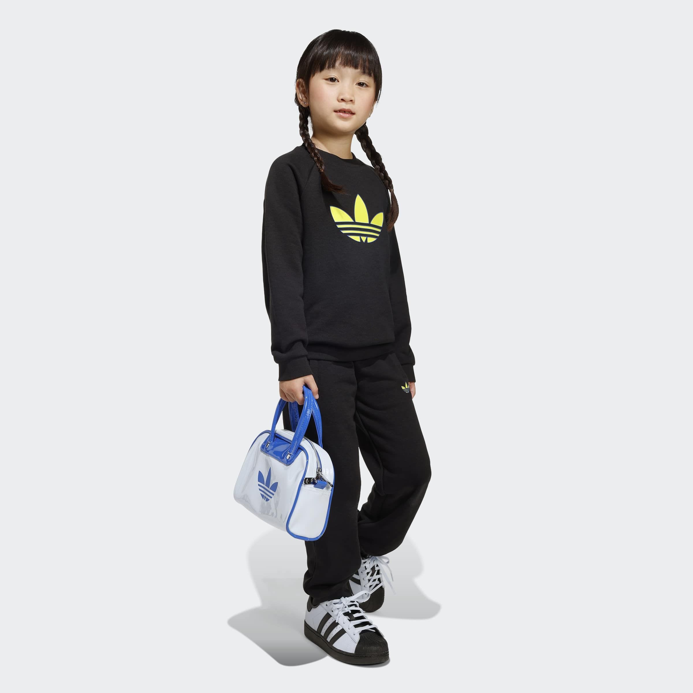 adidas Originals Trainingsanzug »TREFOIL SET MIT RUNDHALSAUSSCHNITT, LOCKER GESCHNITTEN« 2 tlg.