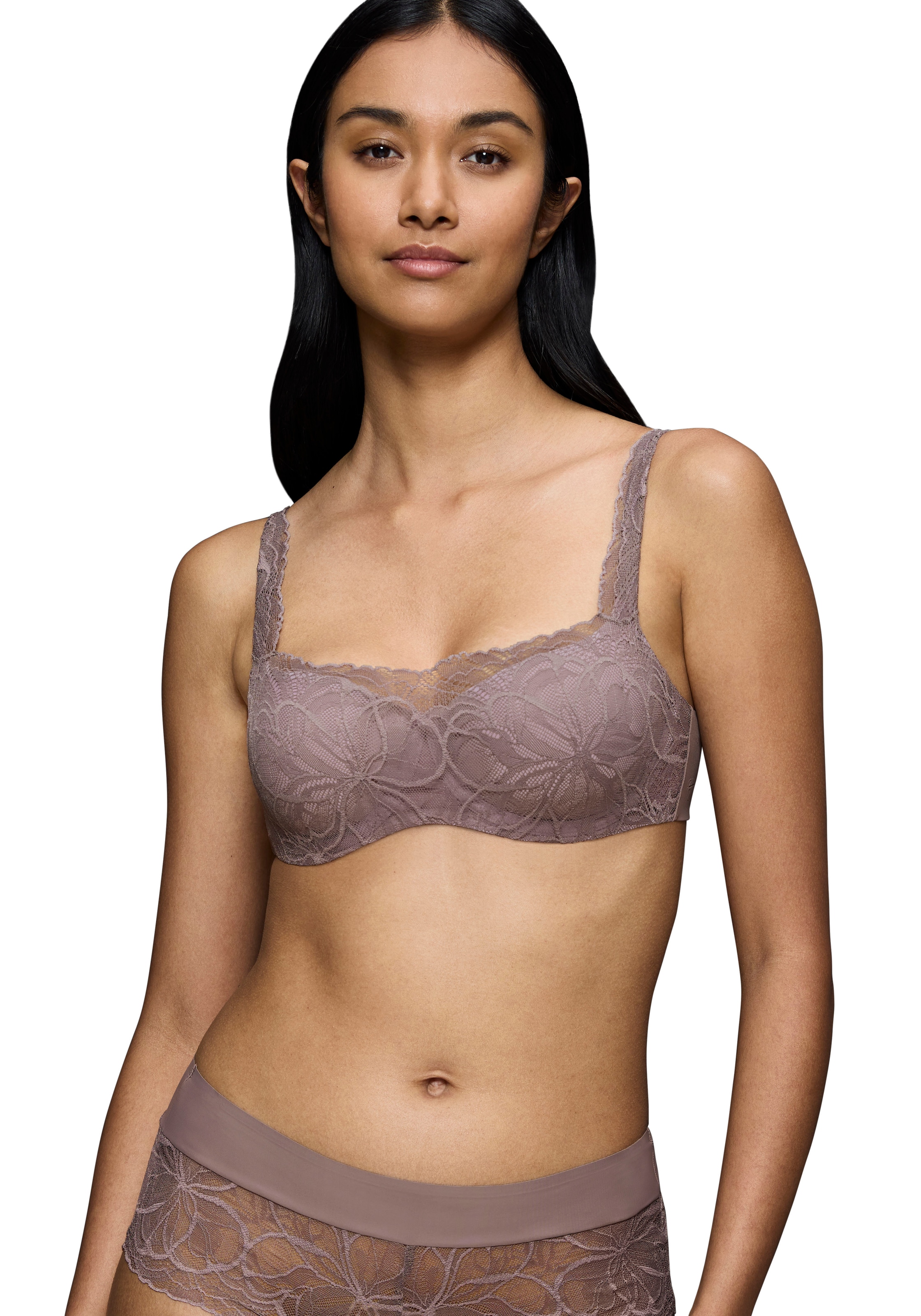 Balconnet-BH »Body Make-Up Illusion Lace Balconette«, Stretch-Spitze