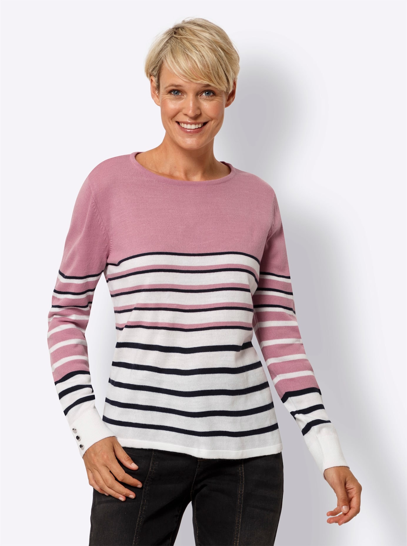Classic Basics Streifenpullover »Langarm-Pullover«