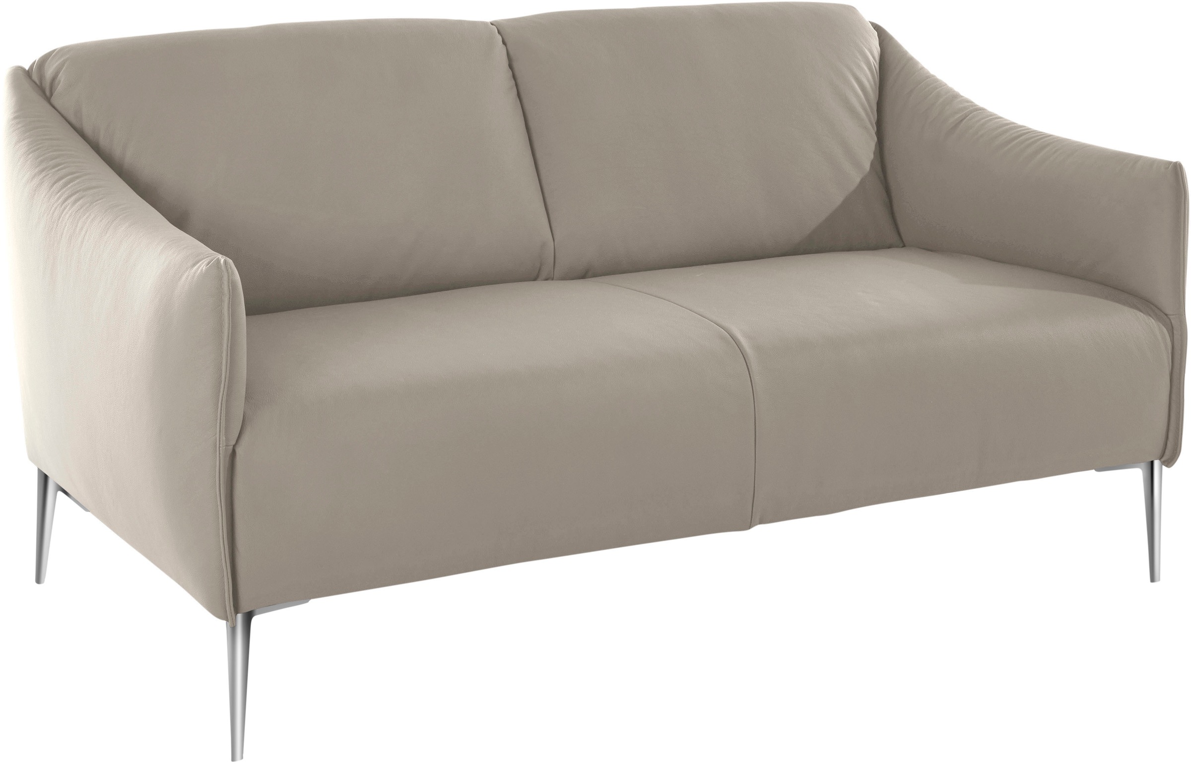 W.SCHILLIG 2-Sitzer »sally«, mit Metallfüßen in Chrom glänzend, Breite 154 cm