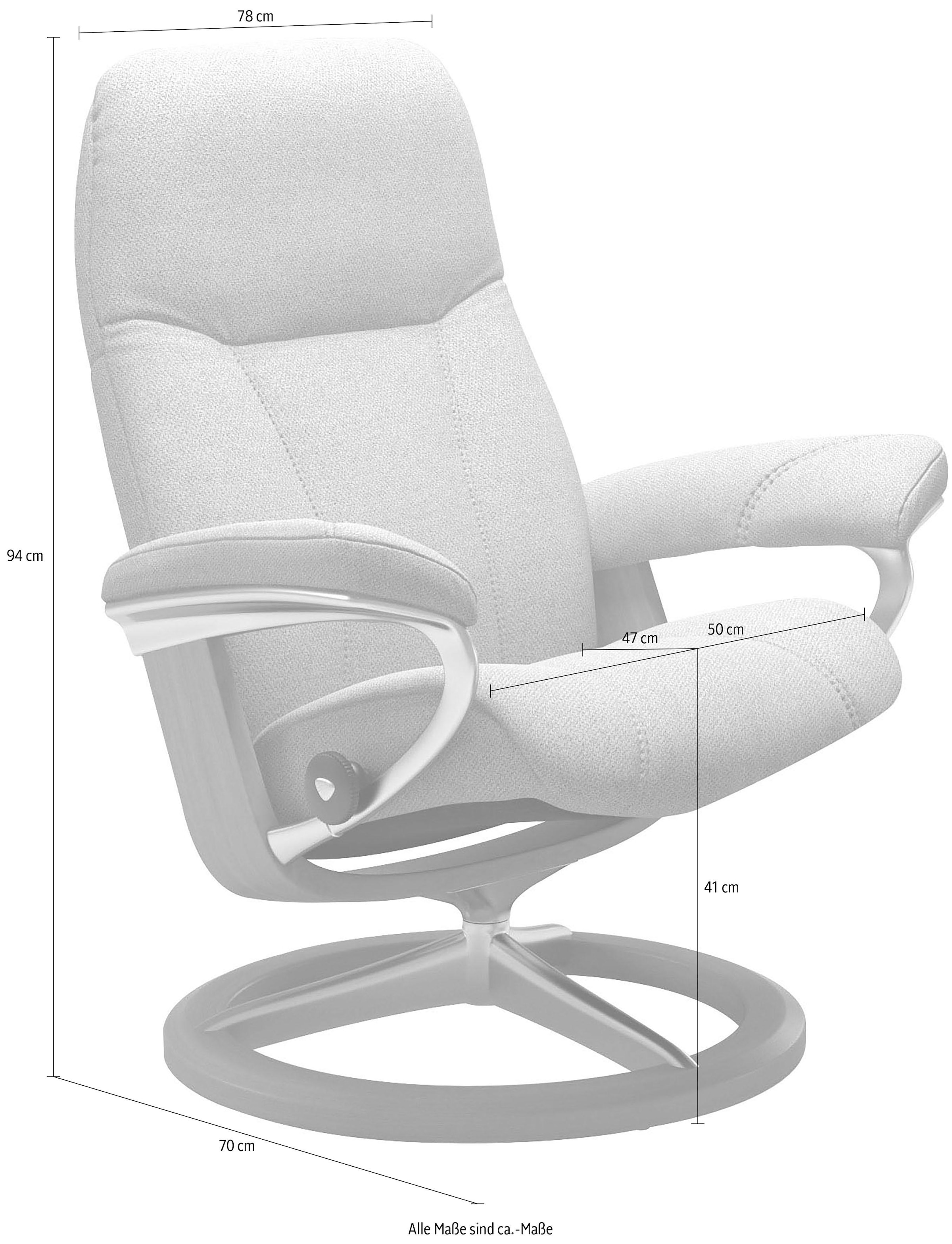 »Consul«, auf bestellen Wenge Base, S, Stressless® Relaxsessel Signature mit Größe Gestell Raten