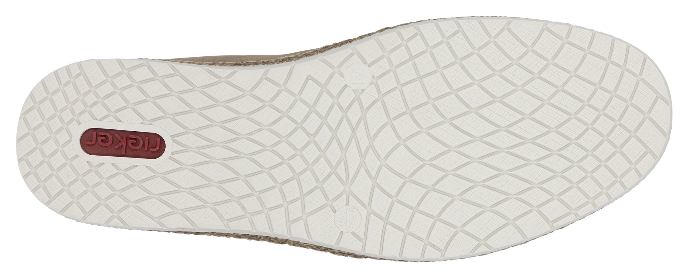 Rieker Espadrille, Slipper, Strandschuh, Sommerschuh mit Stretcheinsätzen