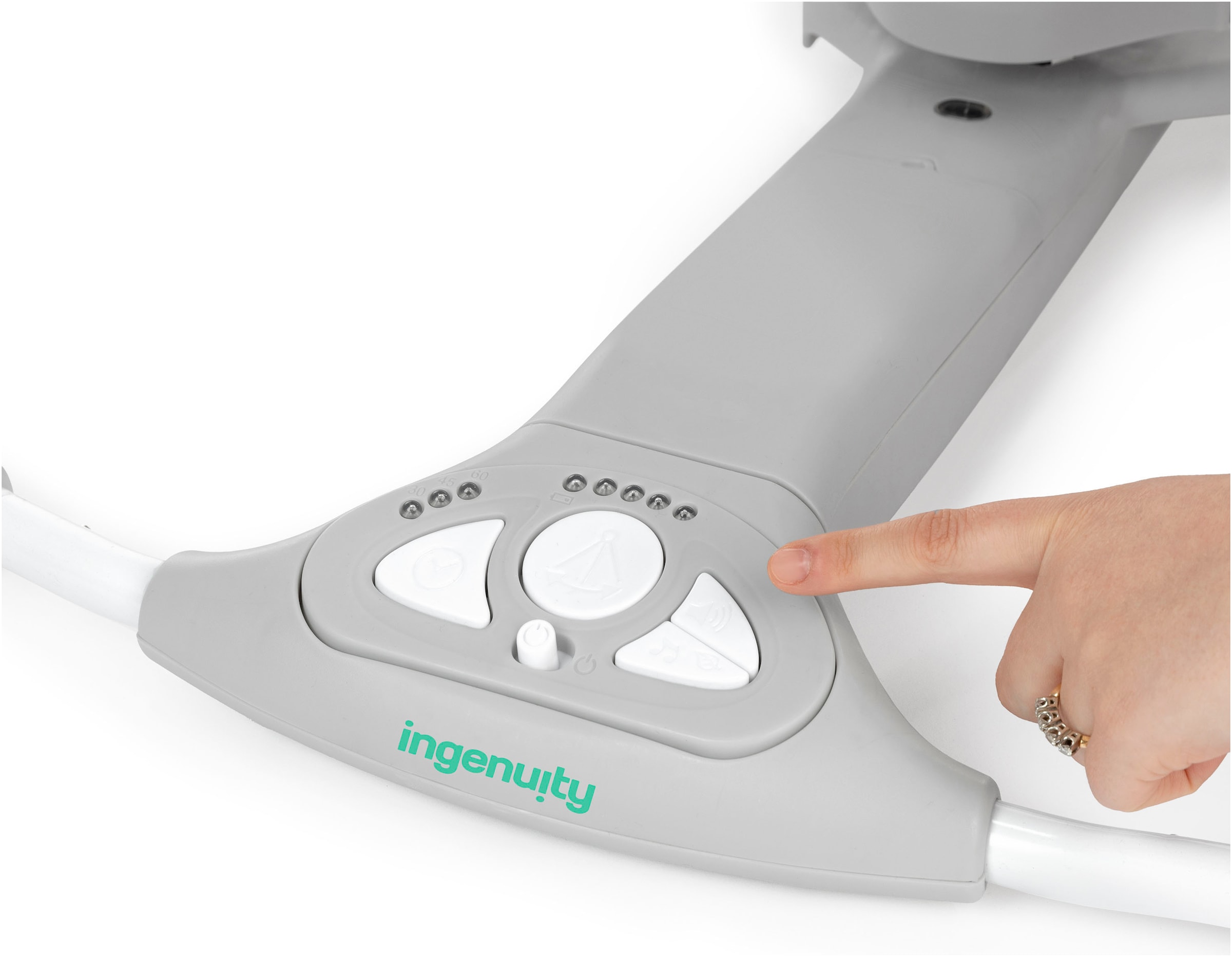 ingenuity Babywippe »Cozy Spot Swing 'n Go Portable Swing« bis 9 kg mit Sound-Effekt