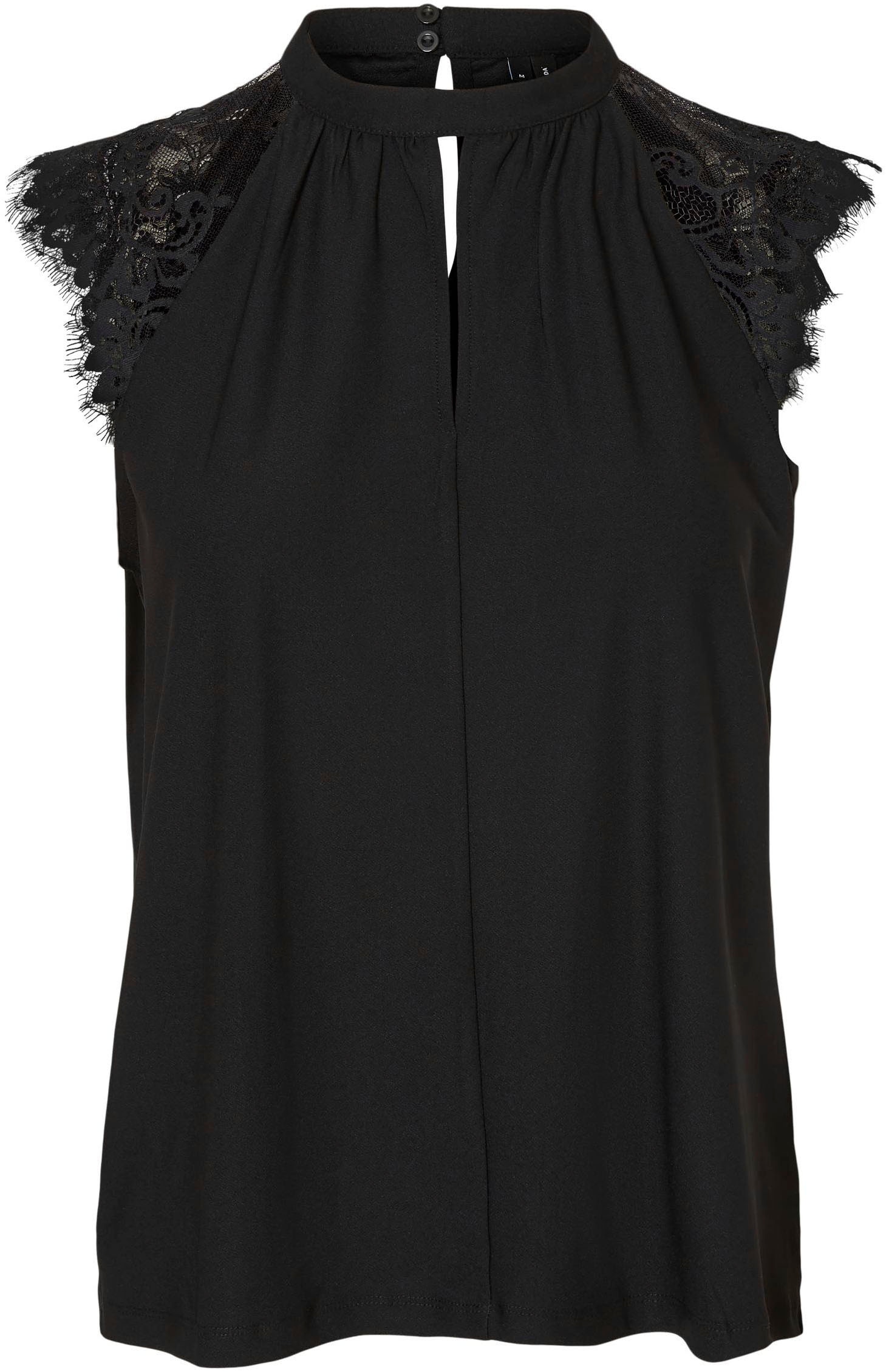 Vero Moda Spitzentop »VMMILLA SL LACE TEE«