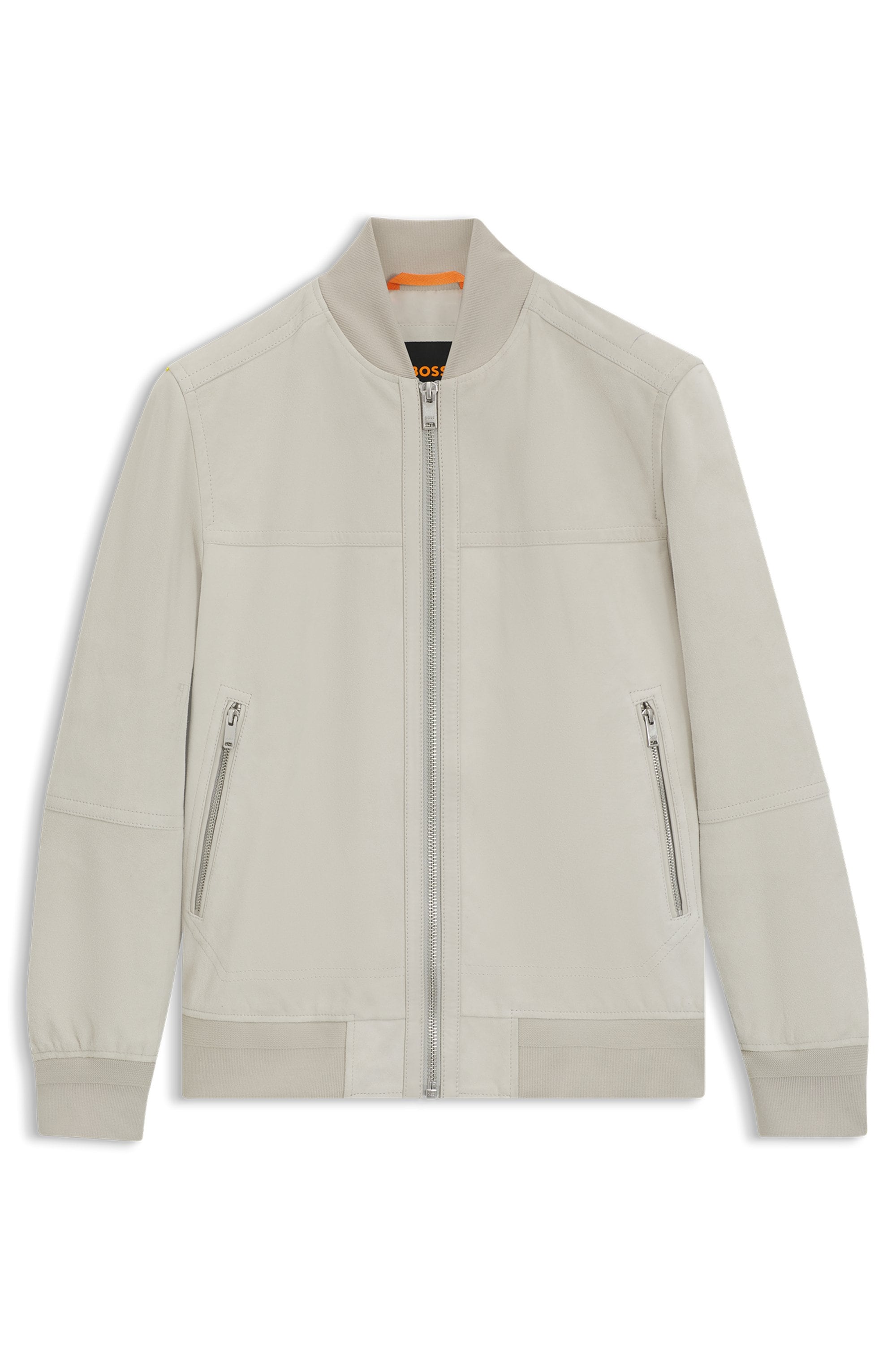 BOSS ORANGE Lederjacke »Johice«, aus weichem Ziegennappaleder