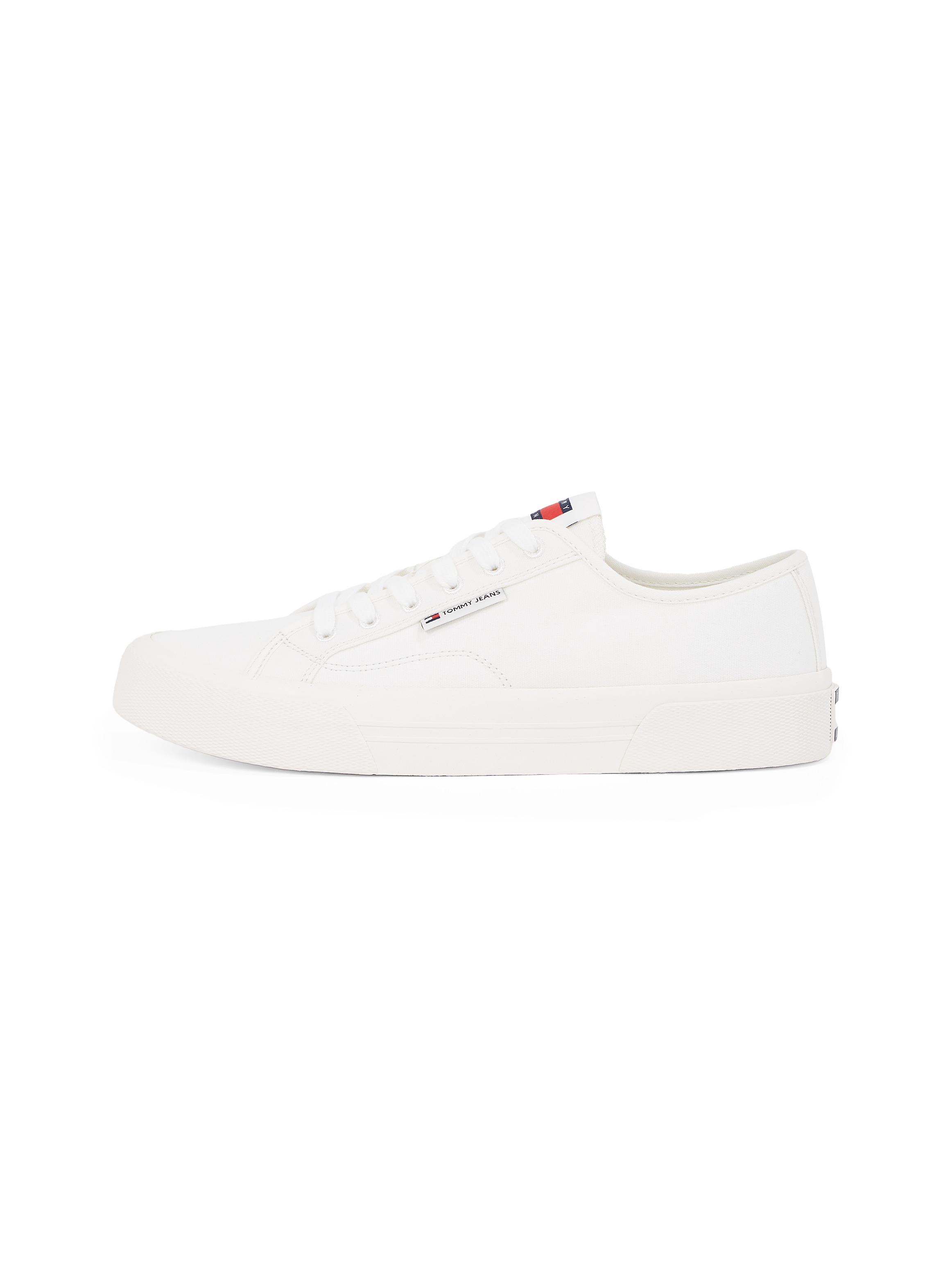 Tommy Jeans Sneaker »TJM LACE UP CANVAS COLOR«, Freizeitschuh, Halbschuh, Schnürschuh mit Logo-Aufnäher an der Zunge