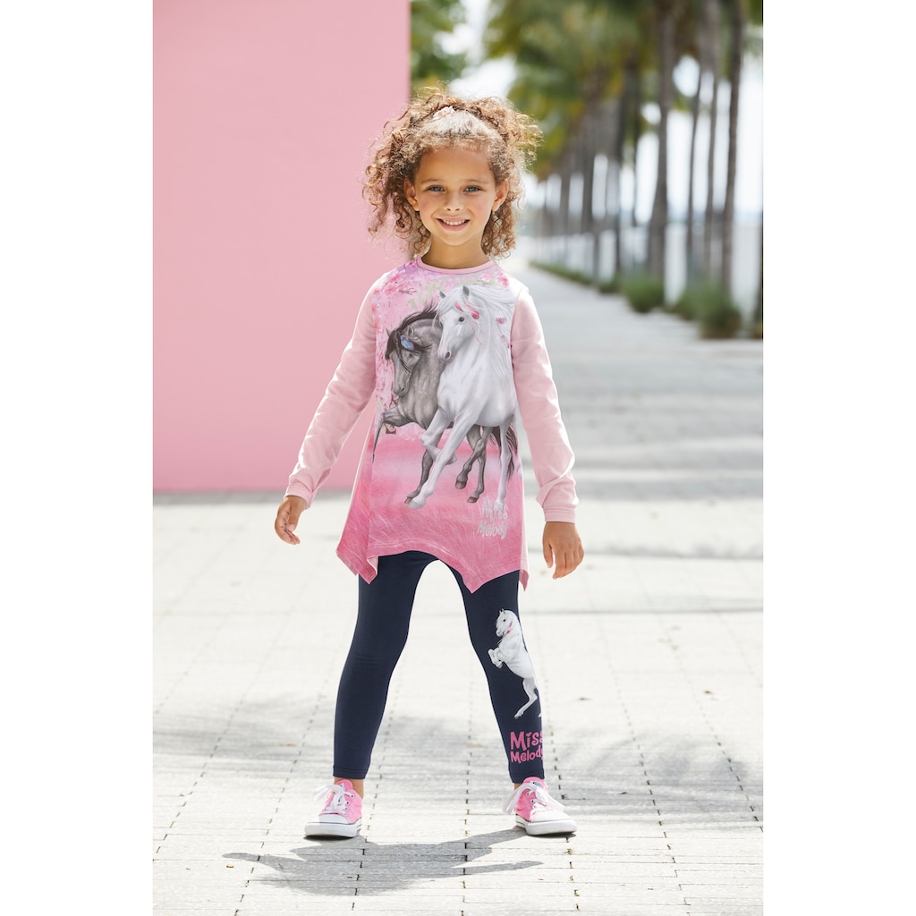 Miss Melody Shirt & Leggings, (Set, 2 tlg.)