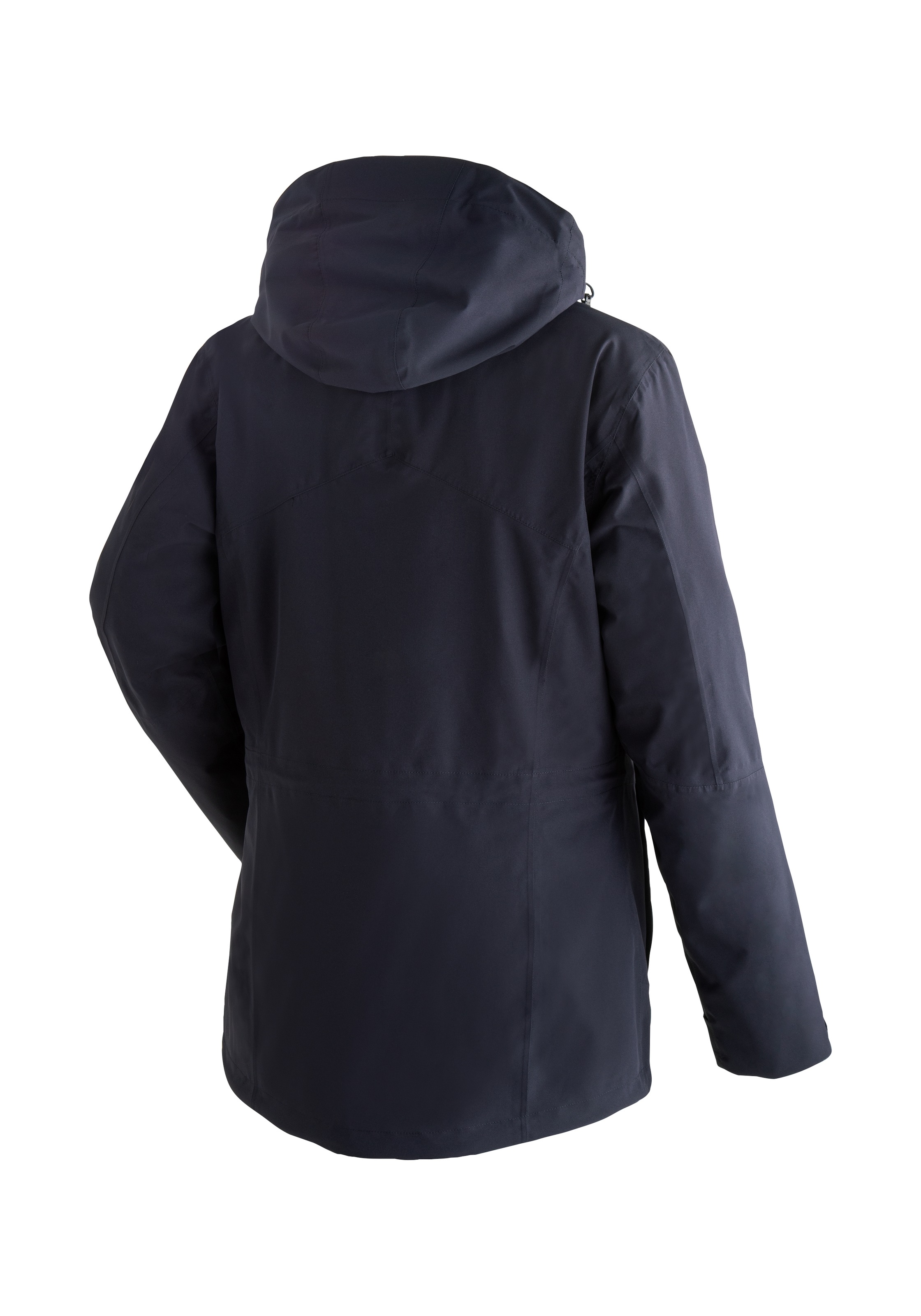 Maier Sports Outdoorjacke »Ribut Long W«, Damen Wanderjacke, atmungsaktiv und wasserdicht, Regenjacke mit Kapuze