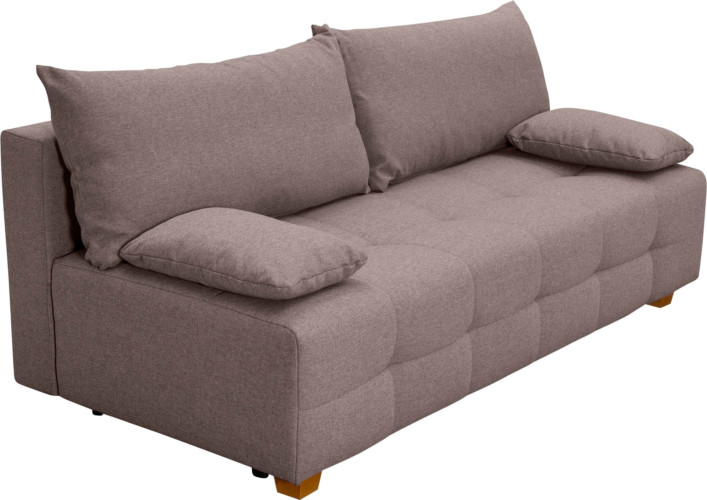 COLLECTION AB Schlafsofa »Bella«, Schlafsofa,Bettkasten,Bonellfederkern,Rückenkissen,Armlehnenkissen