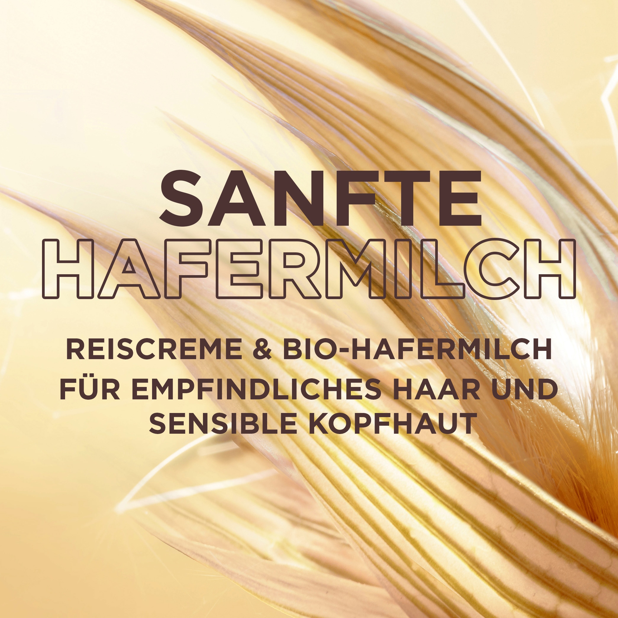 GARNIER Haarshampoo »Wahre Schätze Sanfte Hafermilch Nachfüllpack« Empfindliches Haar