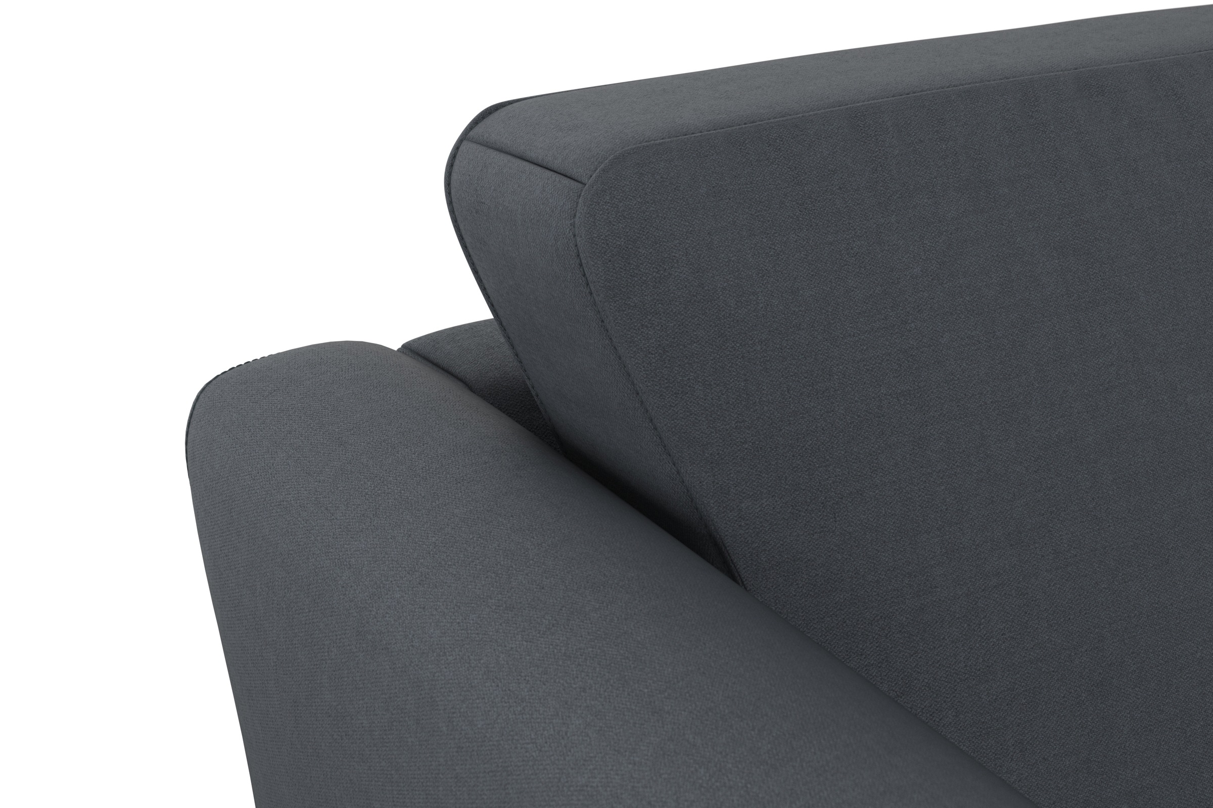 sit&more Ecksofa »Visby L-Form«, Wahlweise mit Bettfunktion und Bettkasten, frei im Raum stellbar