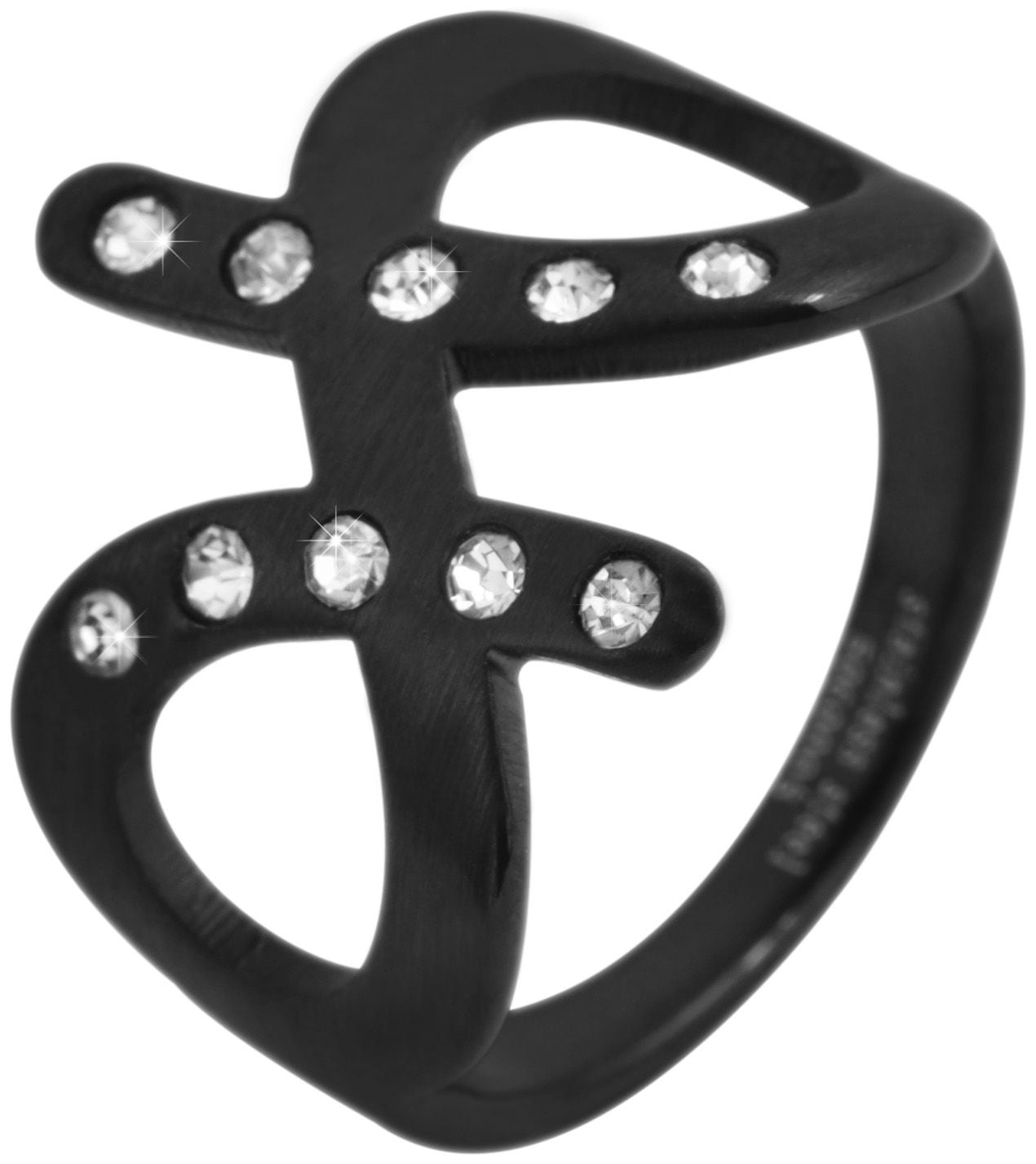 Adelia´s Fingerring »Damen Ring aus Edelstahl«
