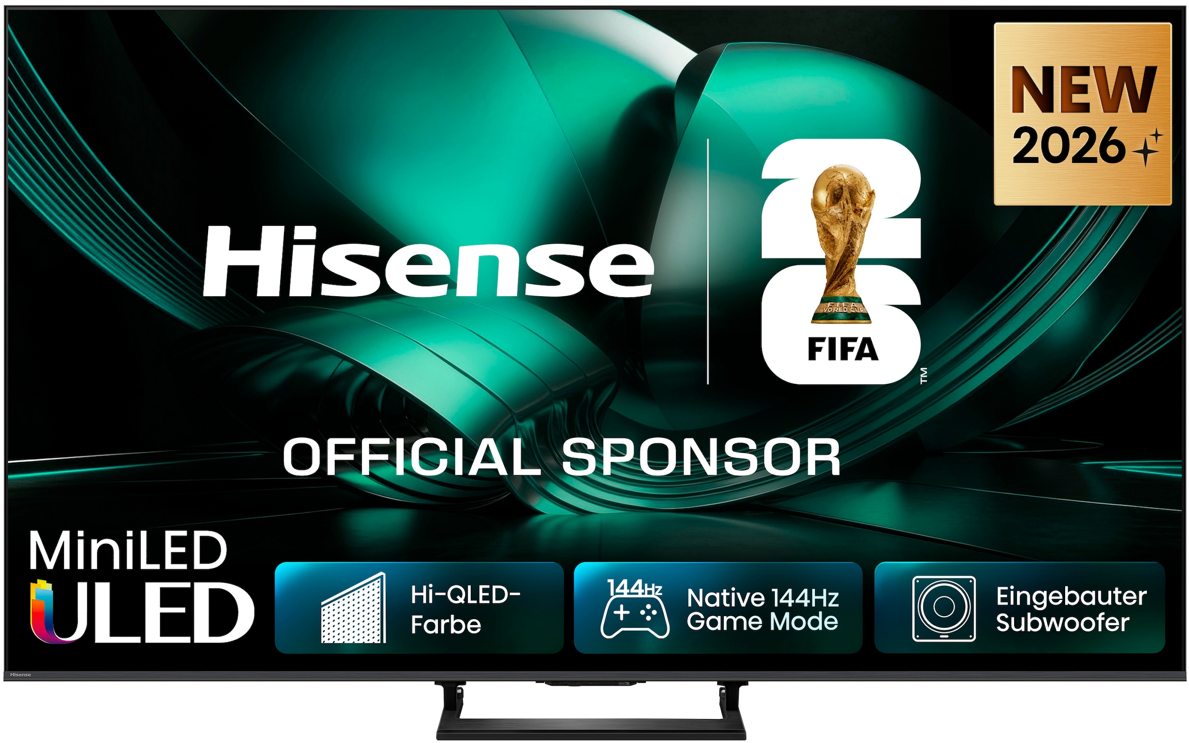 Hisense QLED-Fernseher "75U7DSE" 189 cm/75 ″ Smart-TV