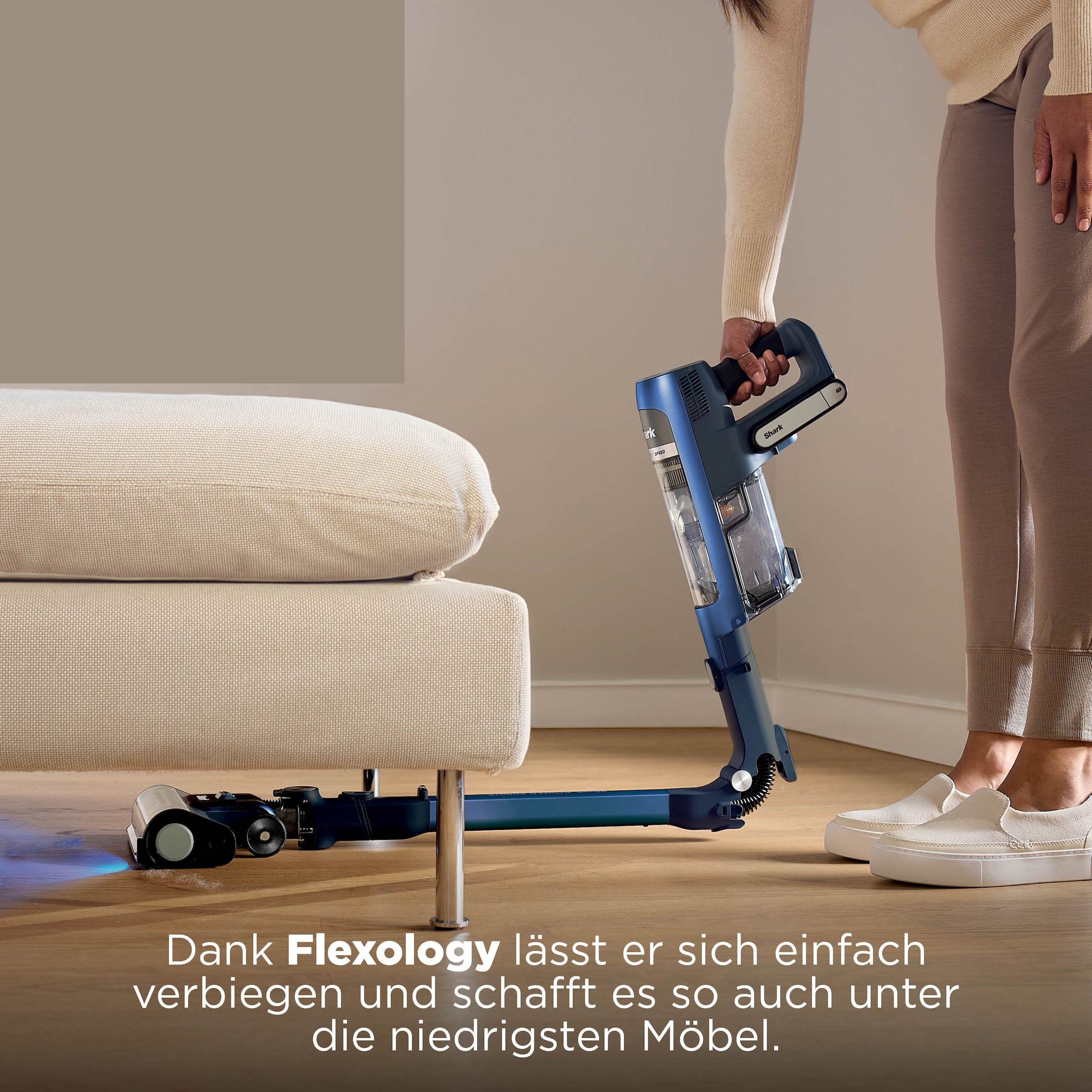 Shark Akku-Hand-und Stielstaubsauger »Shark PowerDetect Speed Pet Pro Clean and Empty IA3241EUT« Reveal-Technologie:, Flexology