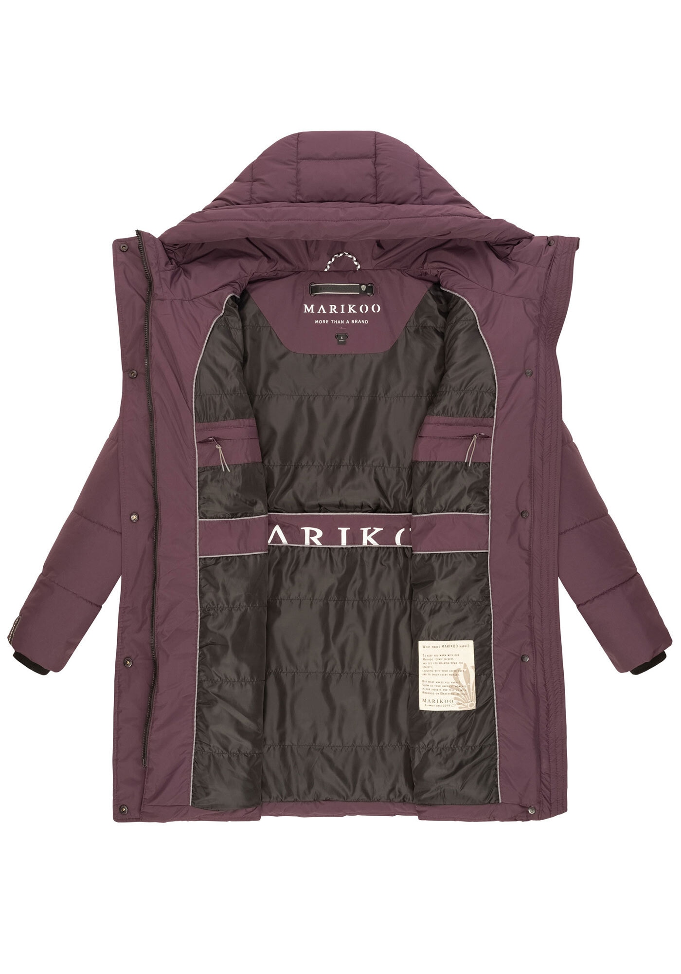 Marikoo Winterjacke »Marikoo Karumikoo XVI Damen Winterjacke B987«