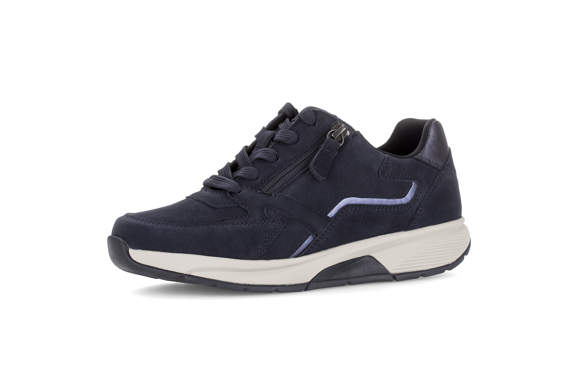 rollingsoft Keilsneaker  Halbschuh, Schnürer mit Kontrastbesätzen
