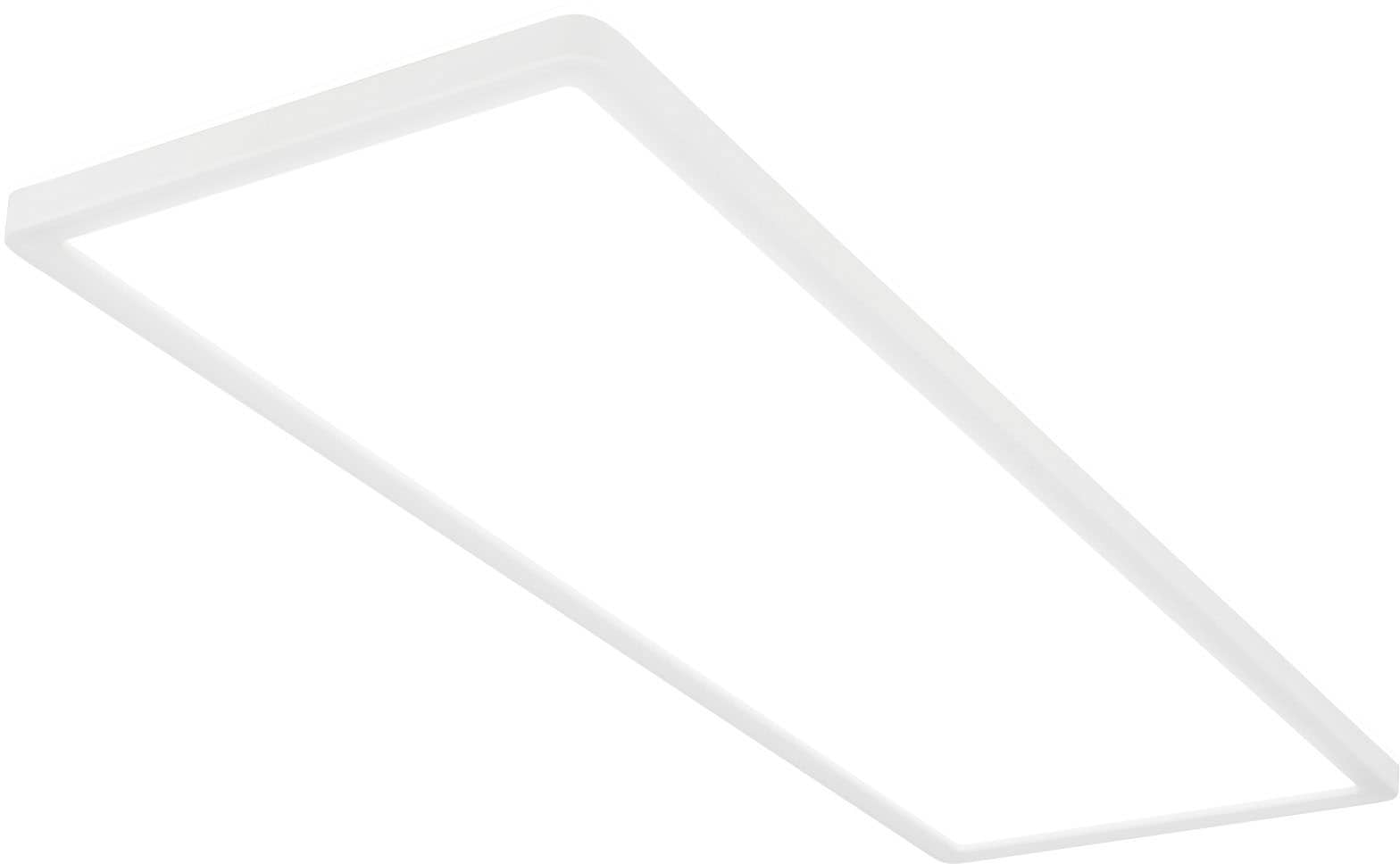 Briloner Leuchten LED Panel »7402416 SLIM«, Leuchtmittel LED-Board | LED fest integriert, Deckenlampe, 58x20x3cm, Weiß, 22W, Wohnzimmer, Schlafzimmer, Küche