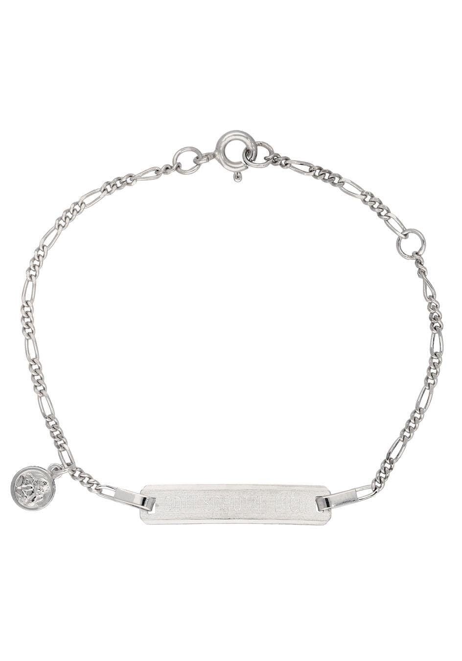 Armband »Schmuck Geschenk Silber 925 Armschmuck Armkette Figarokette Engel«, mit...