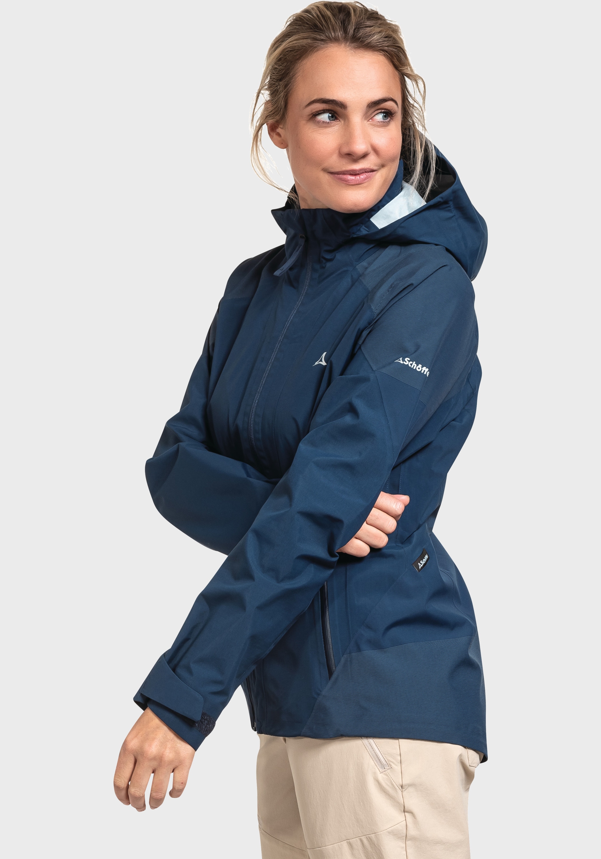 Schöffel Outdoorjacke »2.5L Jacket Triigi L«, mit Kapuze