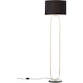 Guido Maria Kretschmer Home&Living Stehlampe »Zeria«, E27, 1 St., Stehleuchte mit Fuß aus Marmor, schwarzer Stoff-Schirm