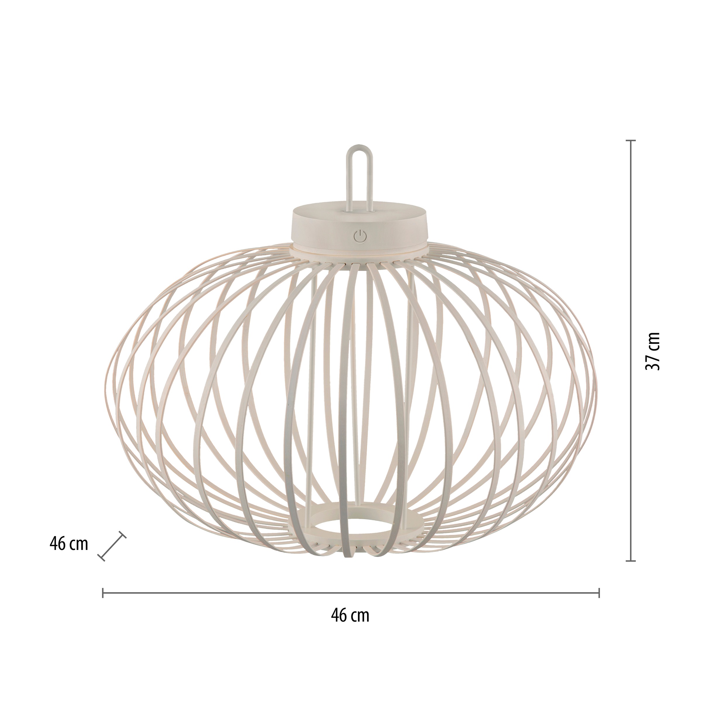 JUST LIGHT Pendelleuchte »AKUBA«, 1 flammig, Leuchtmittel LED-Modul | LED fest integriert, Akkuleuchte