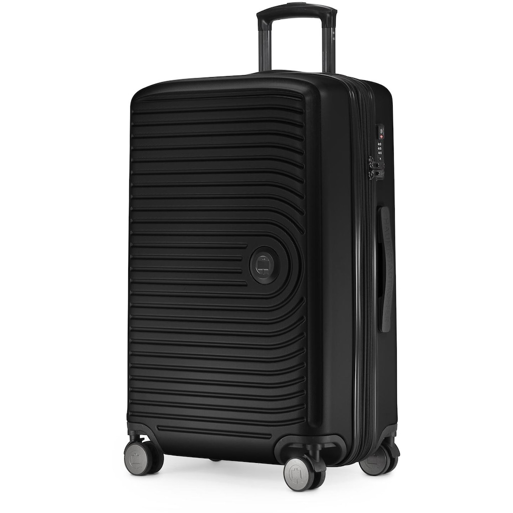 Hauptstadtkoffer Hartschalen-Trolley »Mitte, schwarz, 68 cm«, 4 Rollen