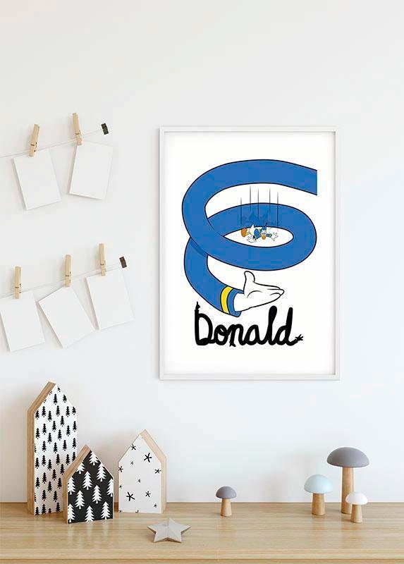 Komar Poster »Donald Duck Spiral«, 3 | Disney, St.), (1 Schlafzimmer, XXL mit Kinderzimmer, online Jahren Wohnzimmer kaufen Garantie
