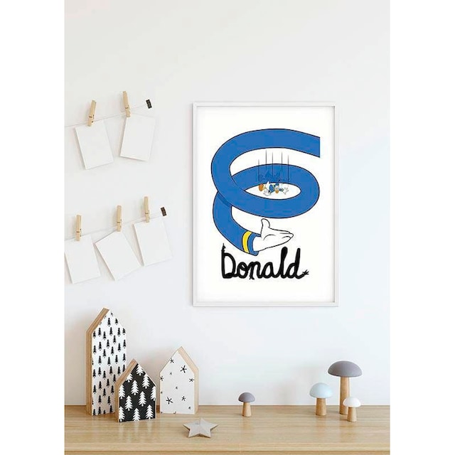 Komar Poster »Donald Duck Spiral«, Disney, (1 St.), Kinderzimmer,  Schlafzimmer, Wohnzimmer online kaufen | mit 3 Jahren XXL Garantie
