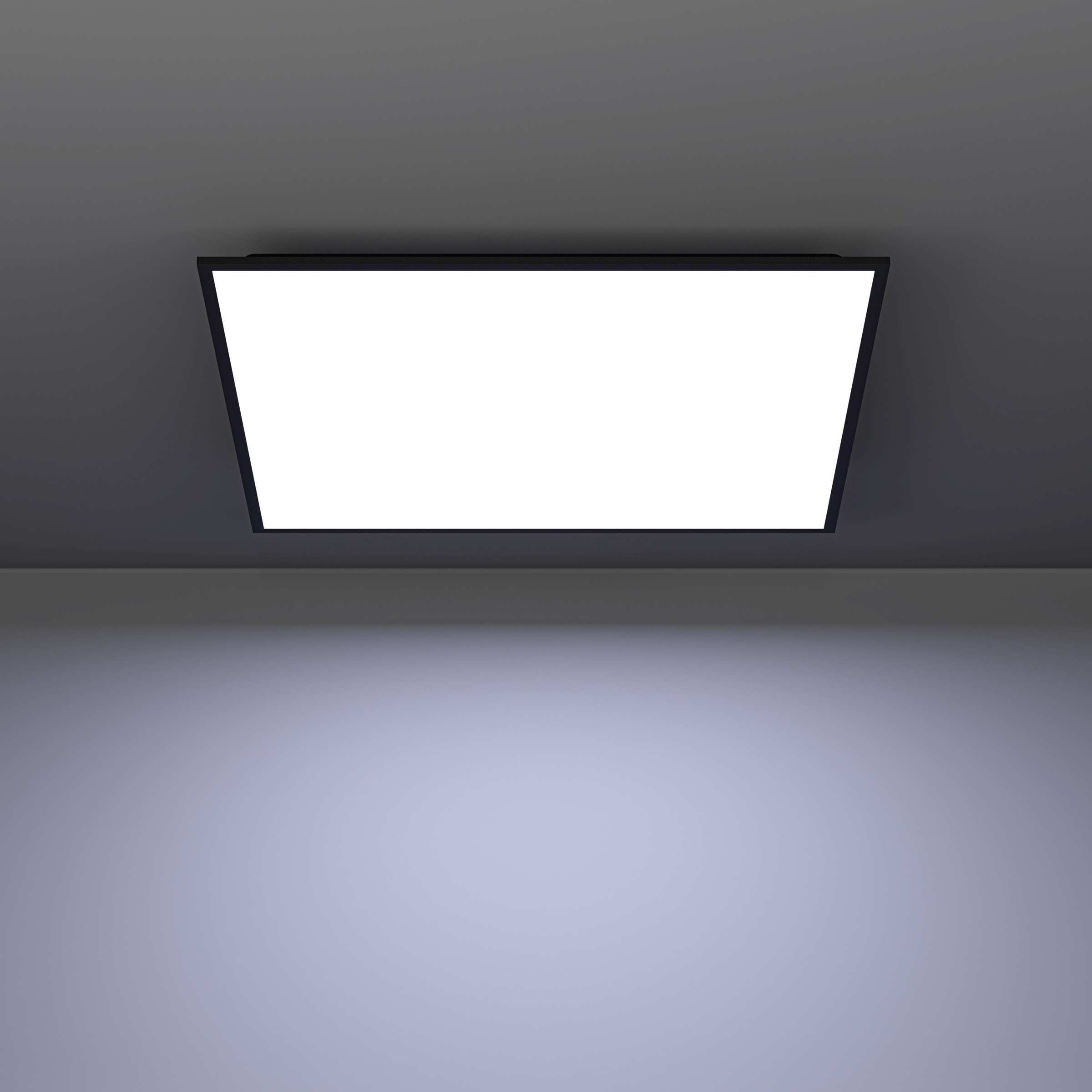 EGLO LED Deckenleuchte »MORADILLO-Z Deckenlampe - Stahl - LED - 33W - IP20« LED-Modul 1 Stk. Kaltweiß | Neutralweiß | RGB | Warmweiß Wohzimmerlampe, Esszimmerlampe, Schlafzimmer, L59,5 x B59,5 x H6,1 cm