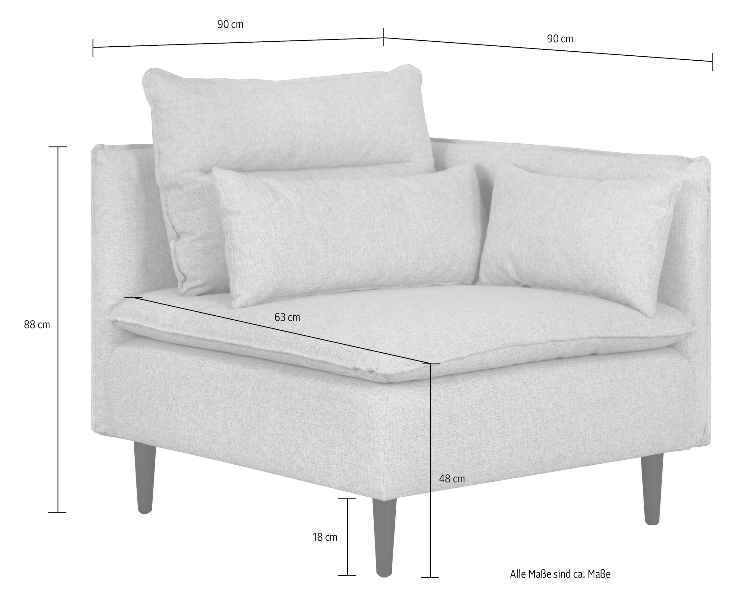andas Sofa-Eckelement »ALVIK«, (1 St.), eigenen rechts Rechnung Modul- auf bestellen zum links, Zusammenstellen; wählbar