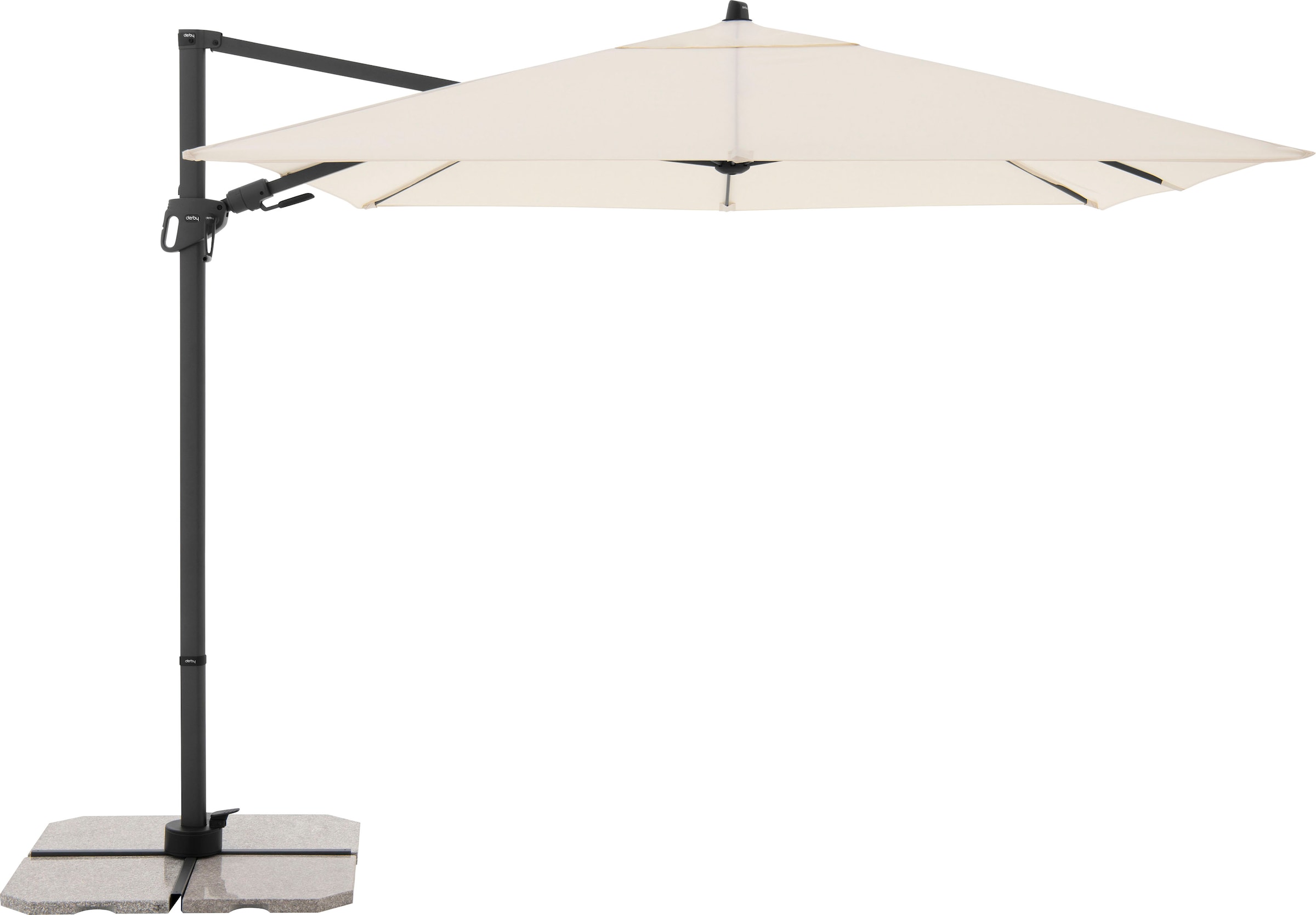 doppler® Sonnenschirm »Derby«, (Derby), Rahmenständer