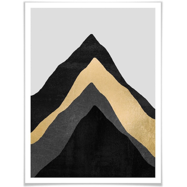Berge«, Berge, »Vier Wall-Art Raten Poster auf kaufen (1 St.)