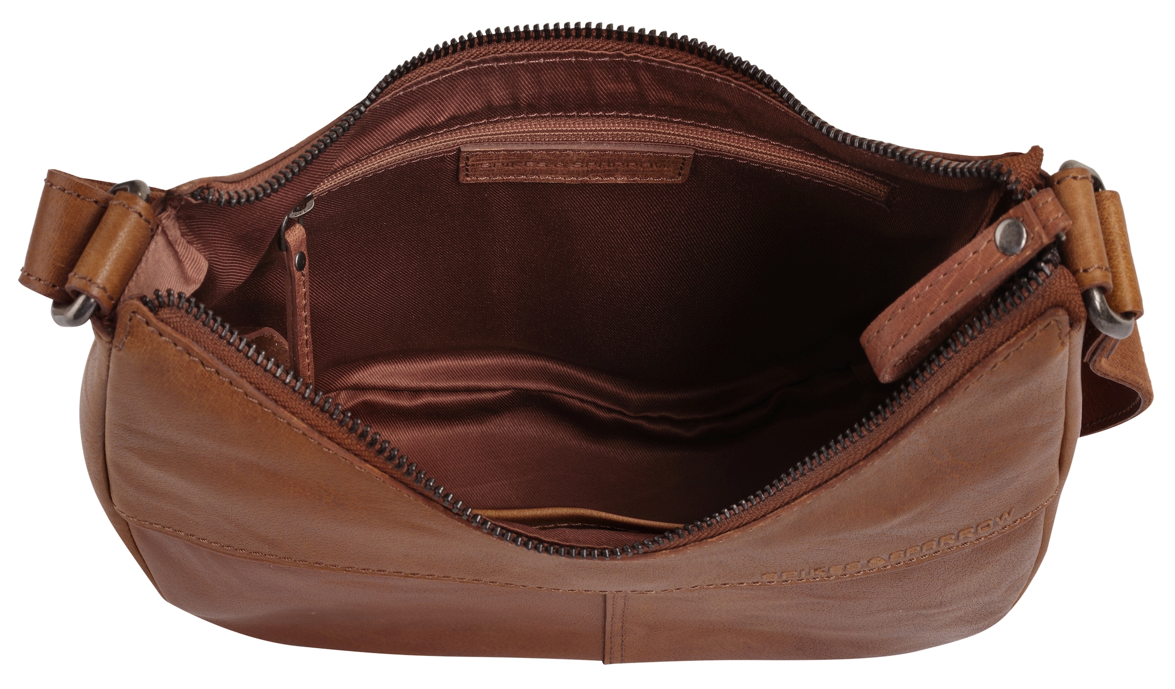 Spikes & Sparrow Umhängetasche »SPIKES & SPARROW Damen echt Leder« echt Leder