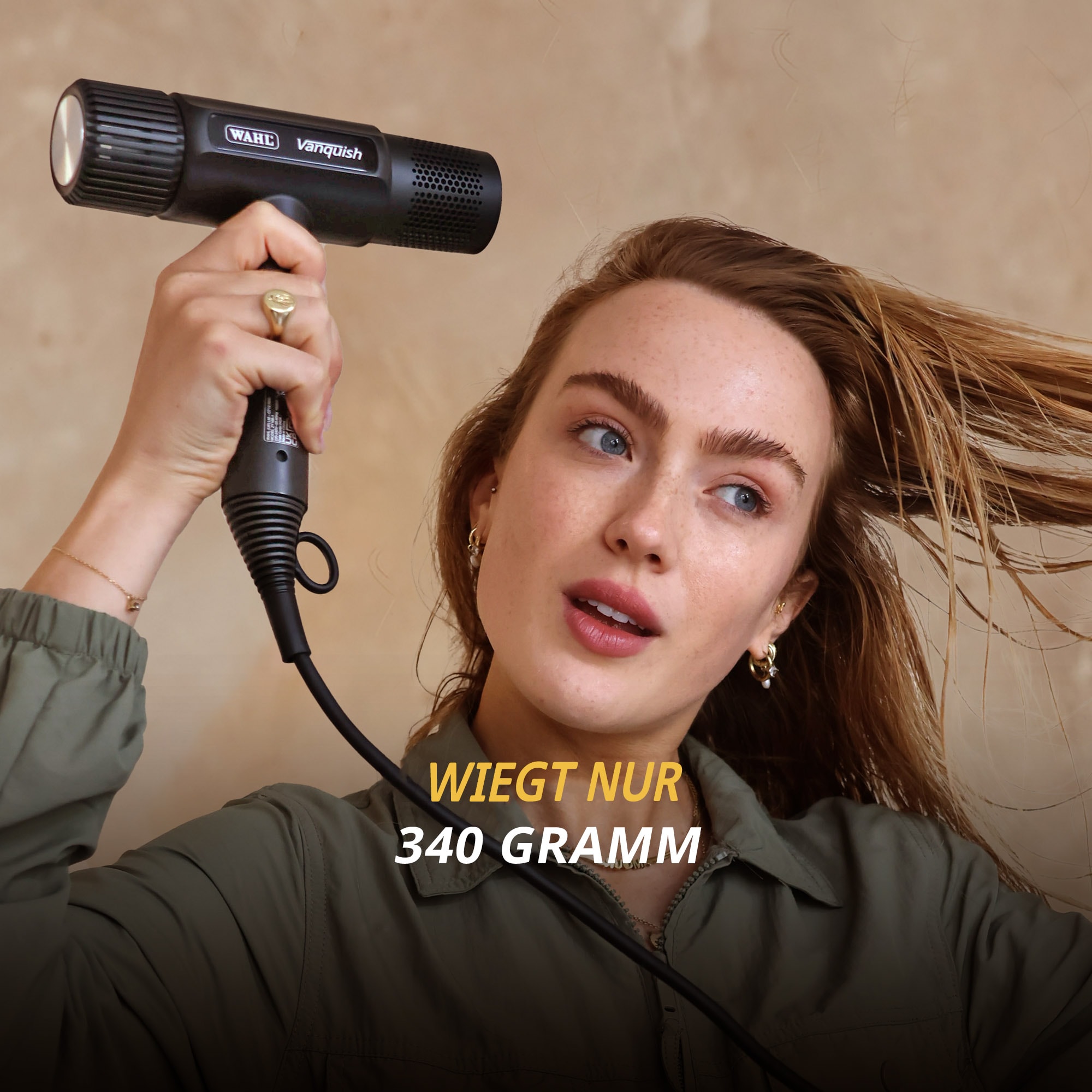 Wahl Ionic-Haartrockner »VANQUISH«, 1600 W, 3 Aufsätze, Leicht, SMOOTHTONE™-Motorsystem, FLOW CONTROL Technologie, Auto Clean