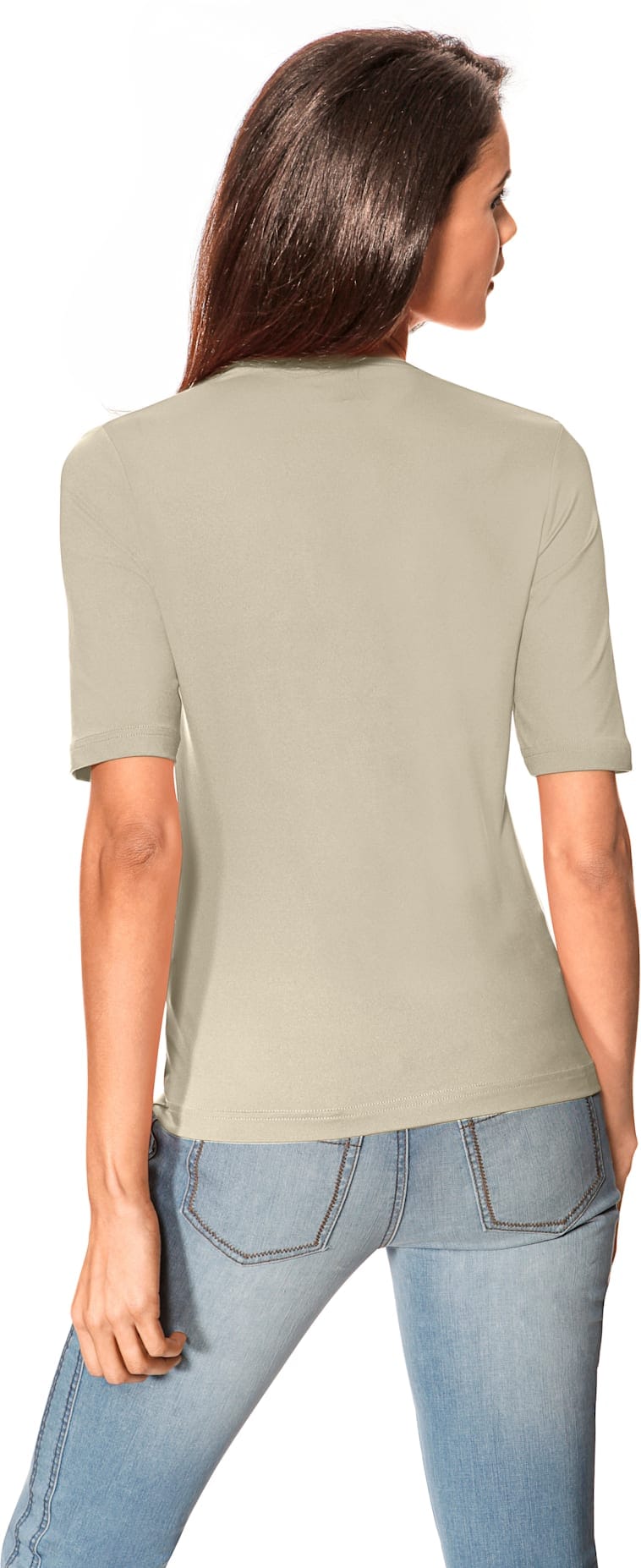 heine V-Shirt »V-Shirt«, (1 tlg.)