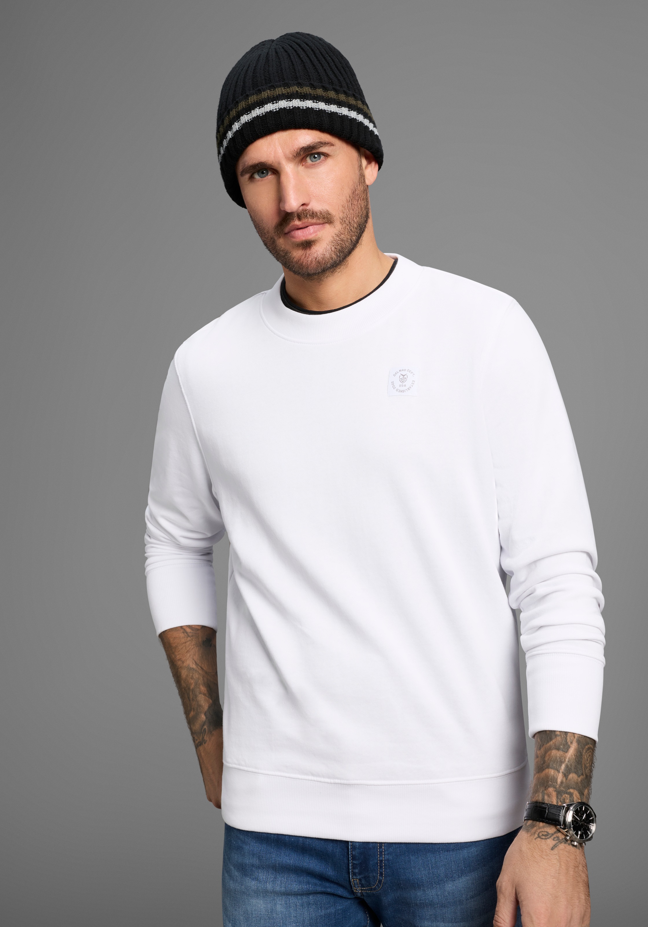 Man's World Strickmütze mit wärmenden Fleecefutter - NEW