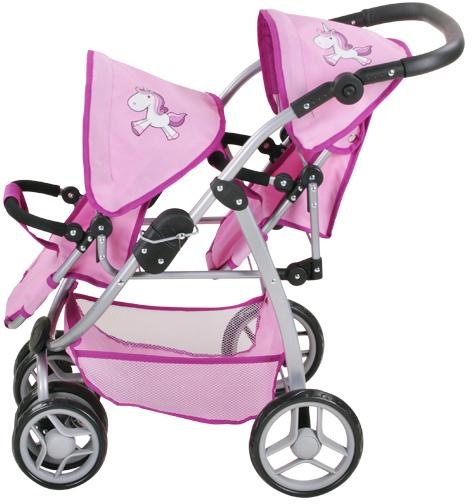 Knorrtoys® Puppen-Zwillingsbuggy »Big Twin - UMA. Das Einhorn«
