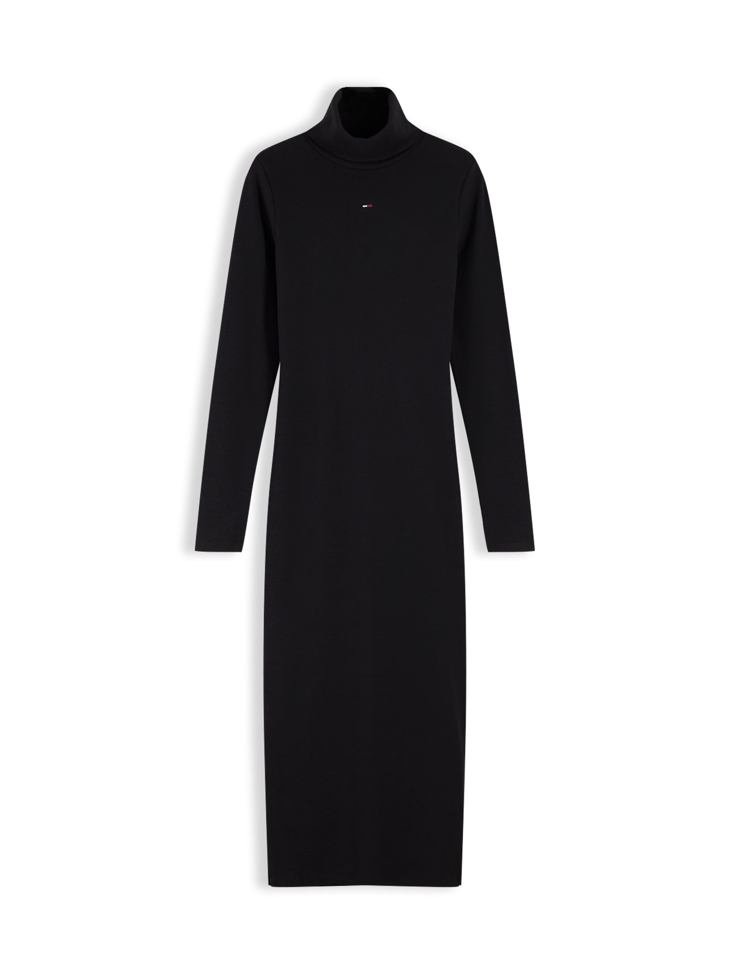 Tommy Jeans Jerseykleid »TJW TURTLNCK BODYCON MIDI DRESS« Baumwollmischung, figurbetont
