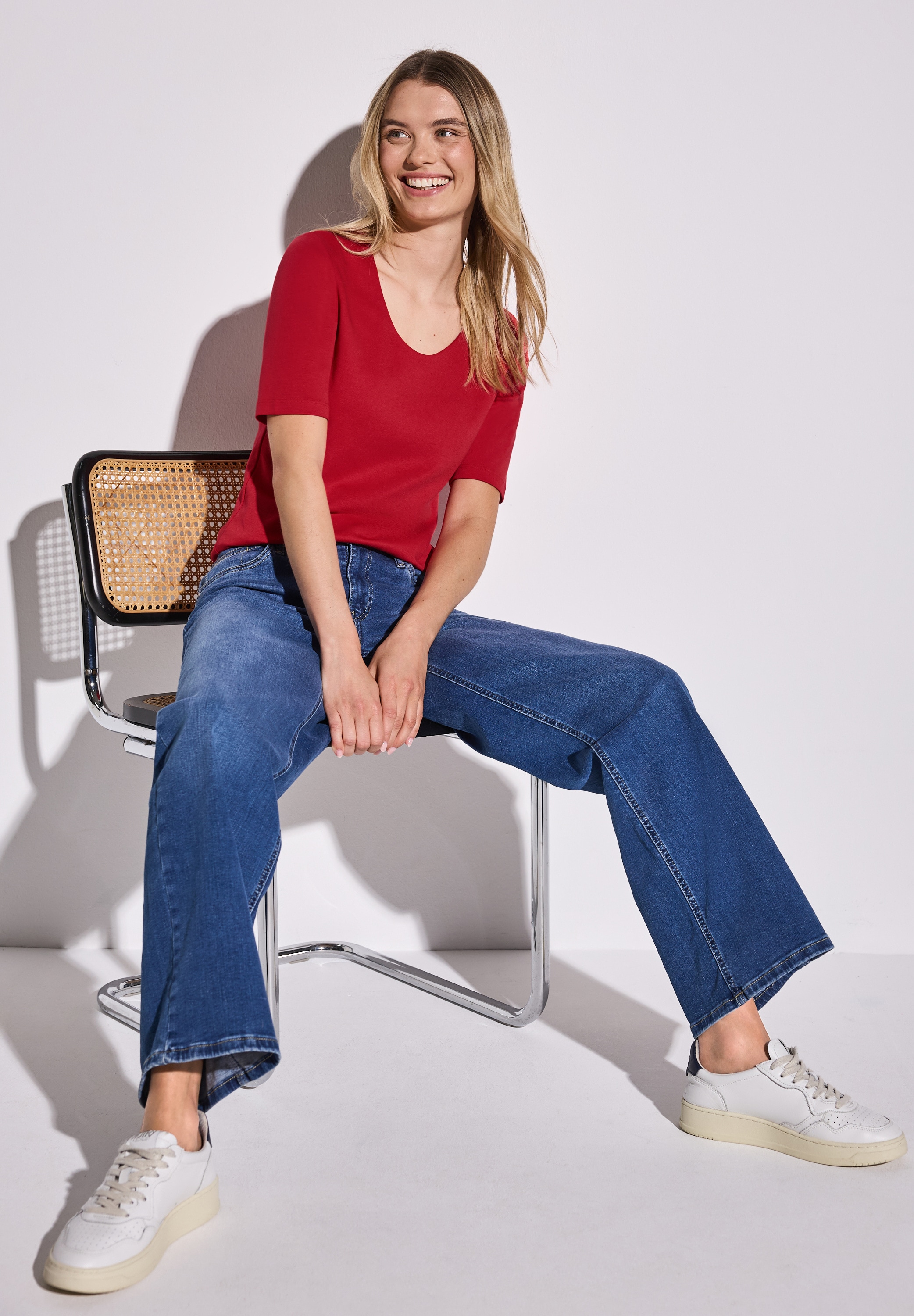 STREET ONE T-Shirt »Style Palmira«, im neuen Style Palmira
