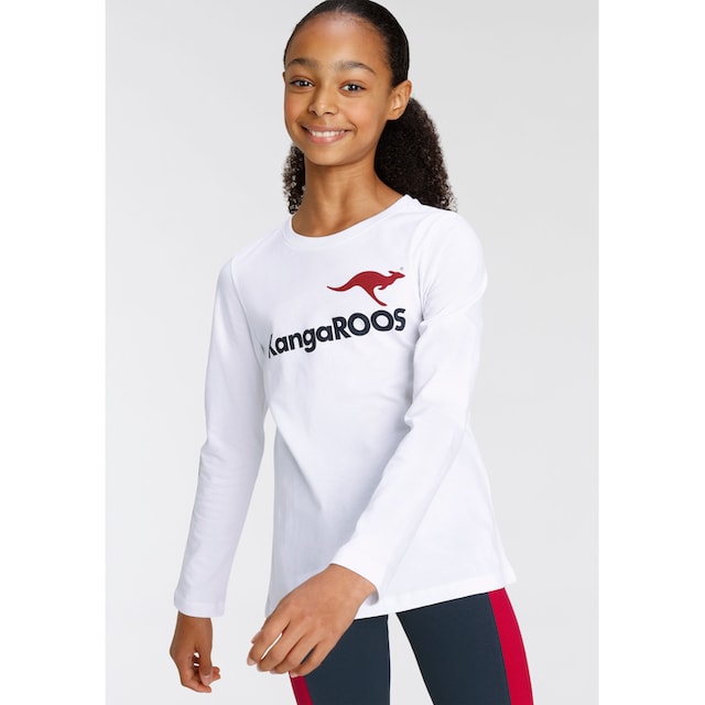 KangaROOS Langarmshirt »Basic Logo« bei ♕