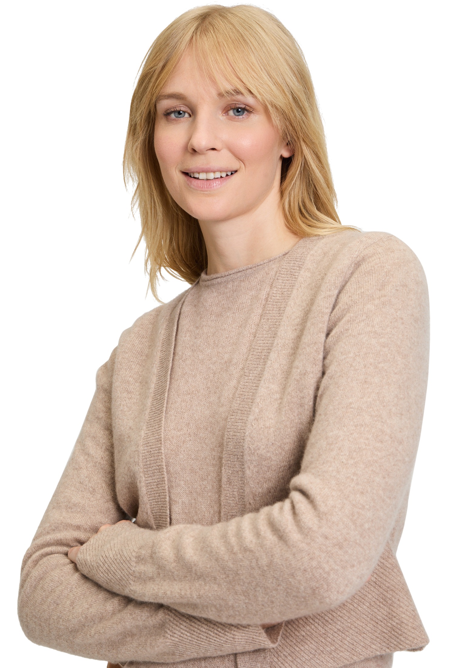 Betty Barclay Strickjacke »Kaschmir-Strickjacke mit Rippbündchen«