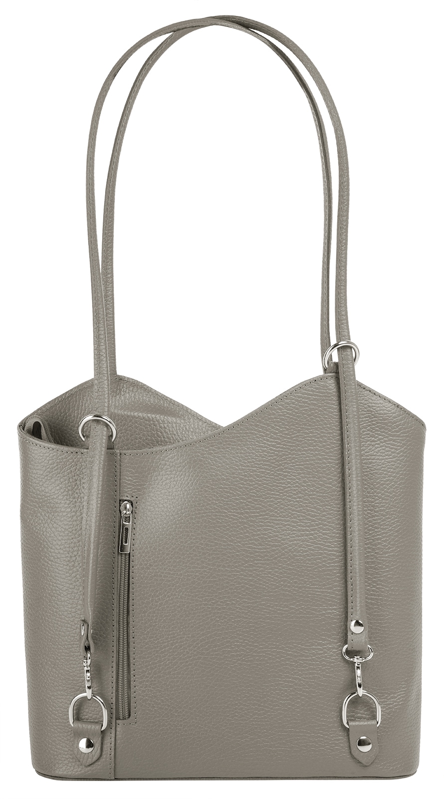 Cluty Cityrucksack, echt Leder, Made in Italy