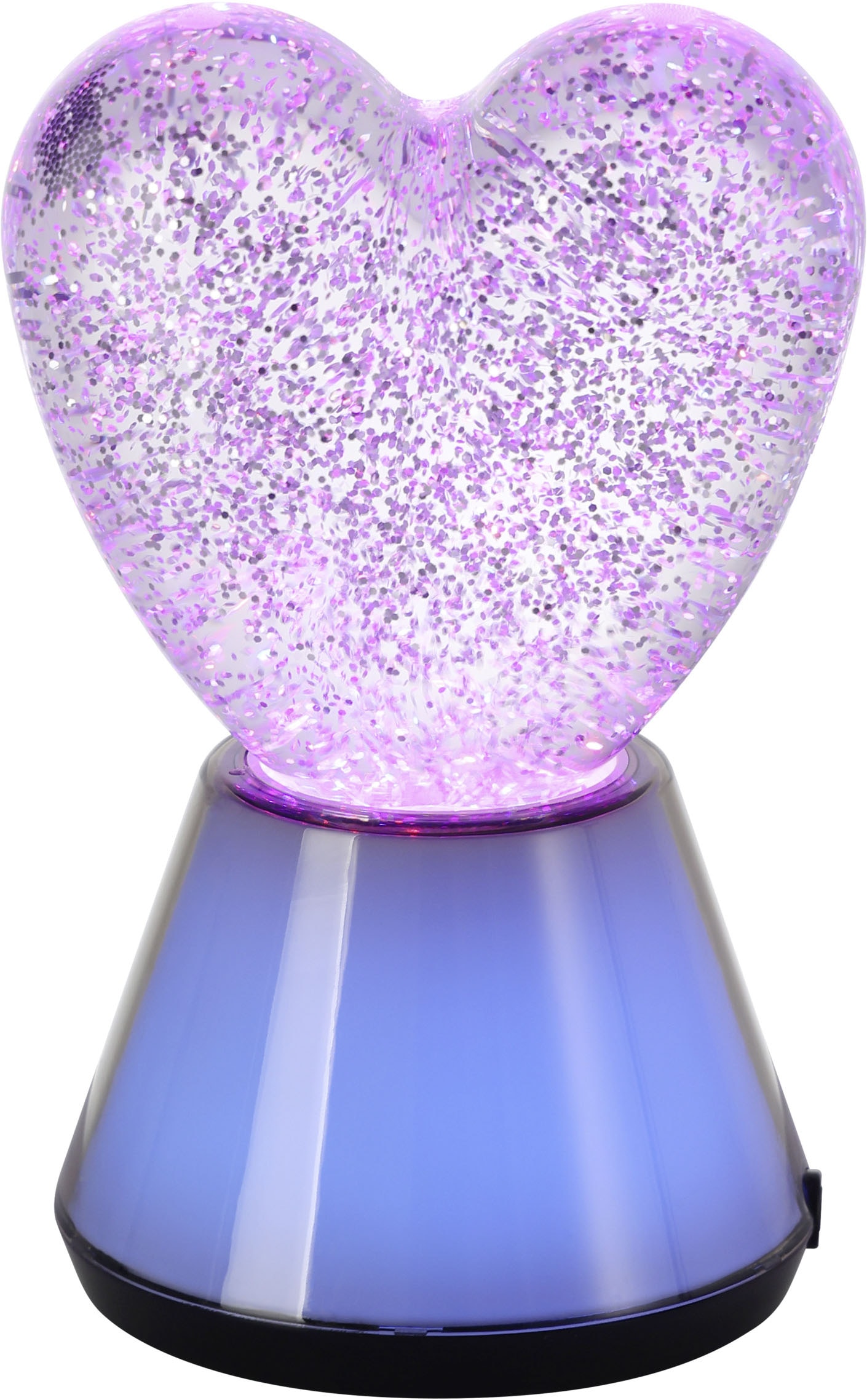 EGLO LED Tischleuchte »GLITTER« LED-Modul 1 Stk. LED Glitzer Tischlampe Glitter, RGB Glitzerlampe mit Farbwechsel