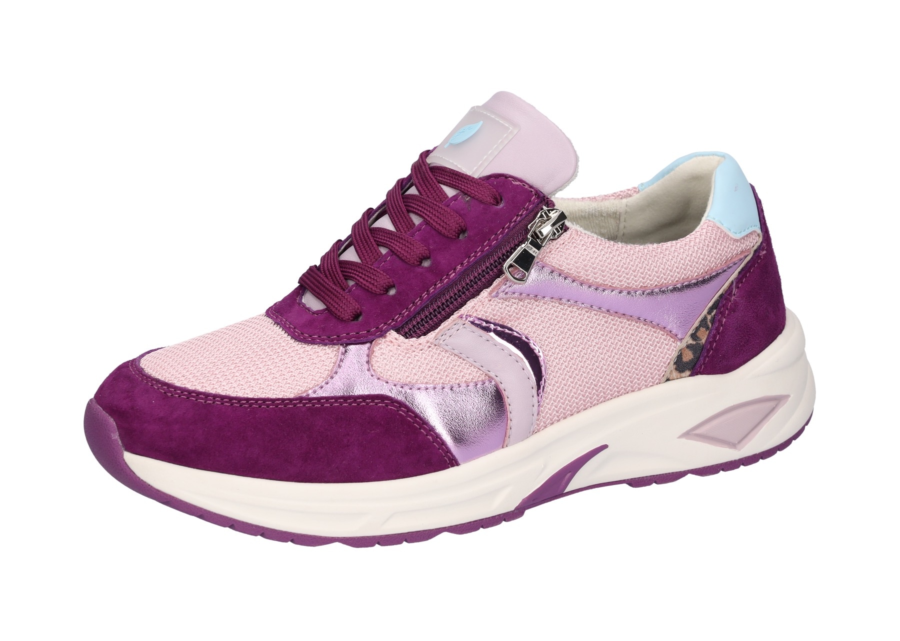 Waldläufer Sneaker »H-JILL«, Bequemschuh, Komfortschuh in H-Weite, seitlicher Reißverschluss