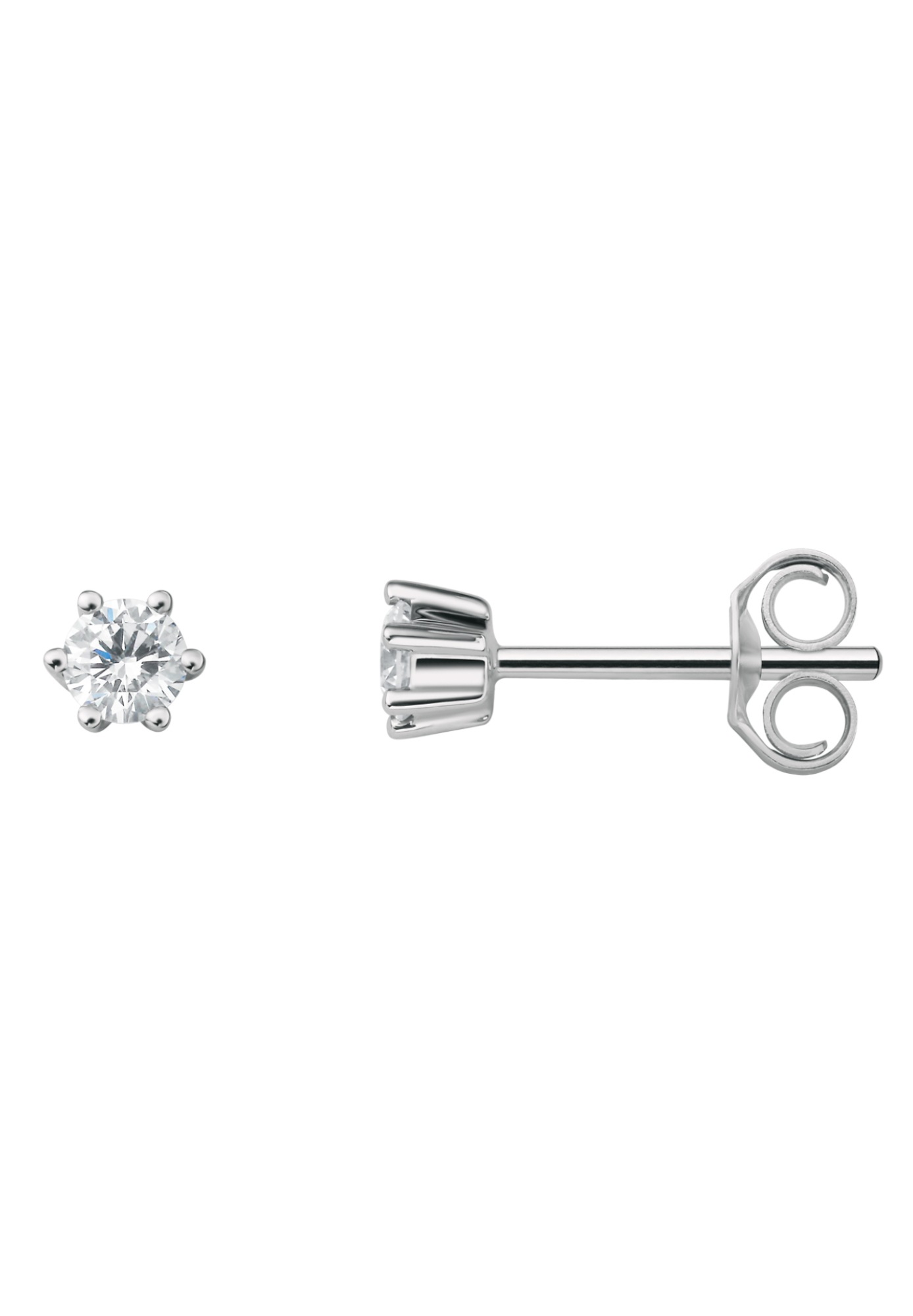 ONE ELEMENT Paar Ohrstecker »0.2 ct  Diamant Brillant Ohrringe   Ohrstecker aus 585 Weißgold«