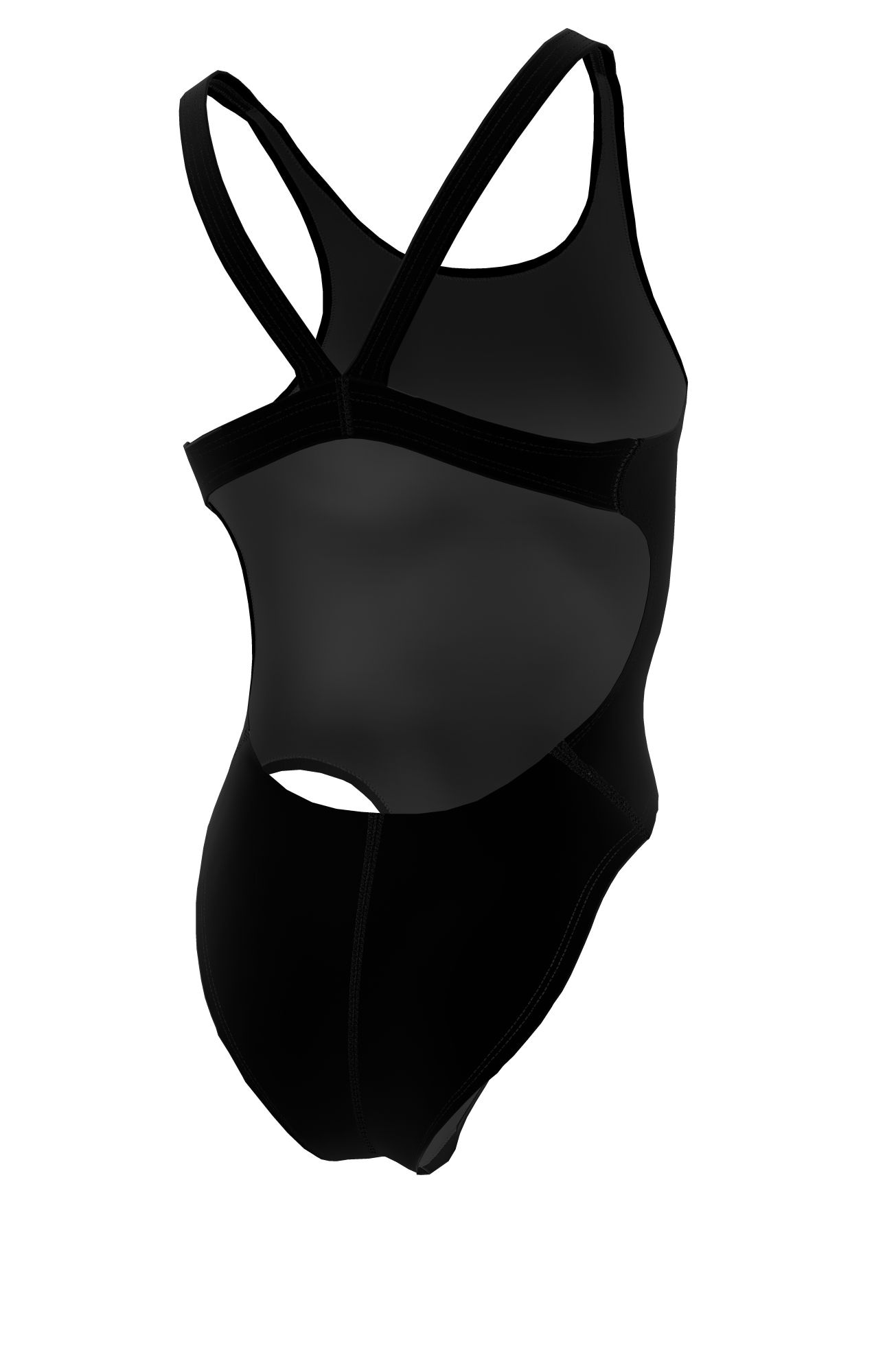 Nike Badeanzug »FASTBACK ONE PIECE SMU« breite nahtlose V-Rückenträger, vollständige Poabdeckung